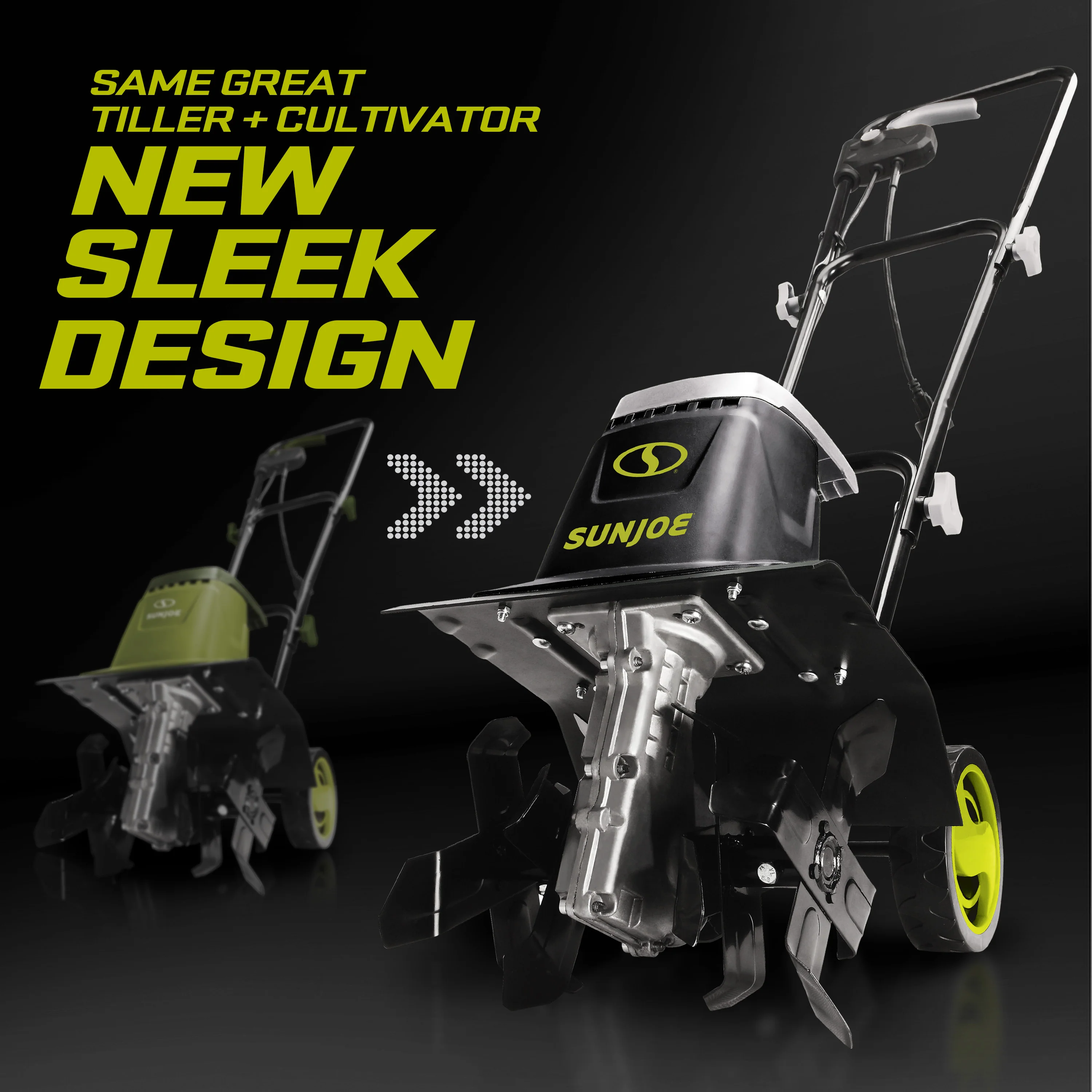 Sun Joe Electric Garden Tiller + Cultivator | 12-inch | 8-Amp | 3-Position Height Adjustment - Image 3
