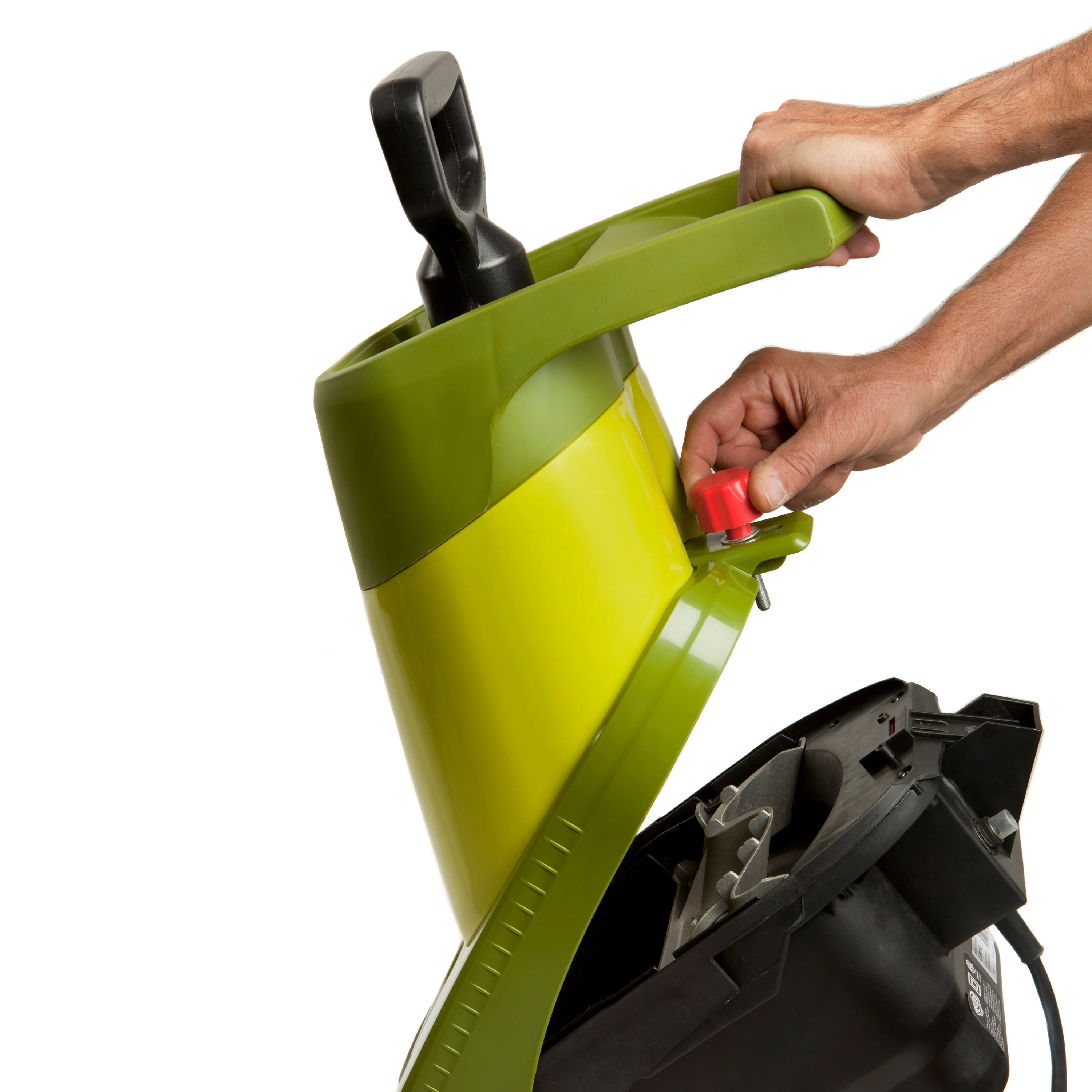 Sun Joe CJ601E Electric Wood Chipper | 16:1 Reduction | 14-Amp | 1.5-inch Max Cutting Diameter - Image 3