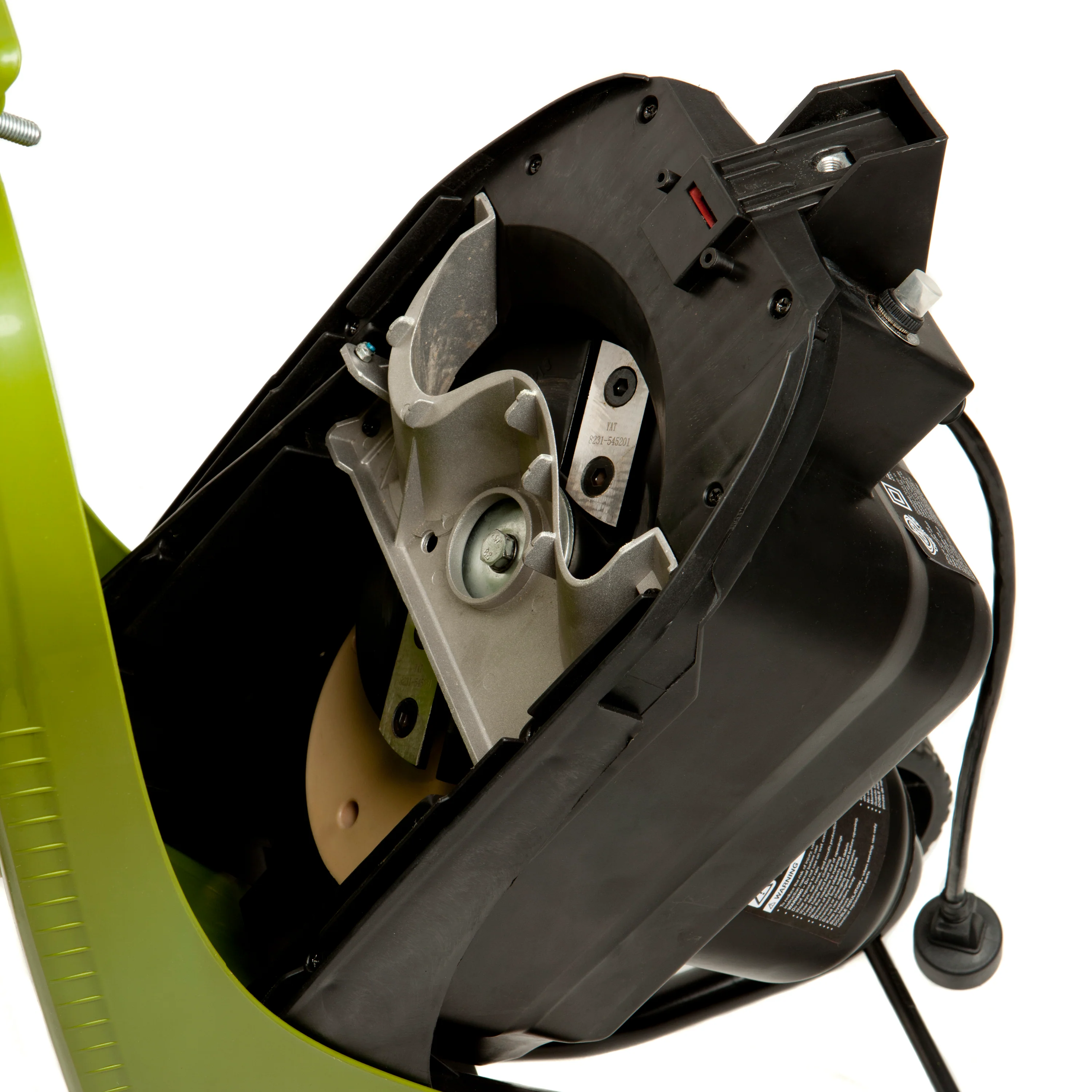 Sun Joe CJ601E Electric Wood Chipper | 16:1 Reduction | 14-Amp | 1.5-inch Max Cutting Diameter - Image 5