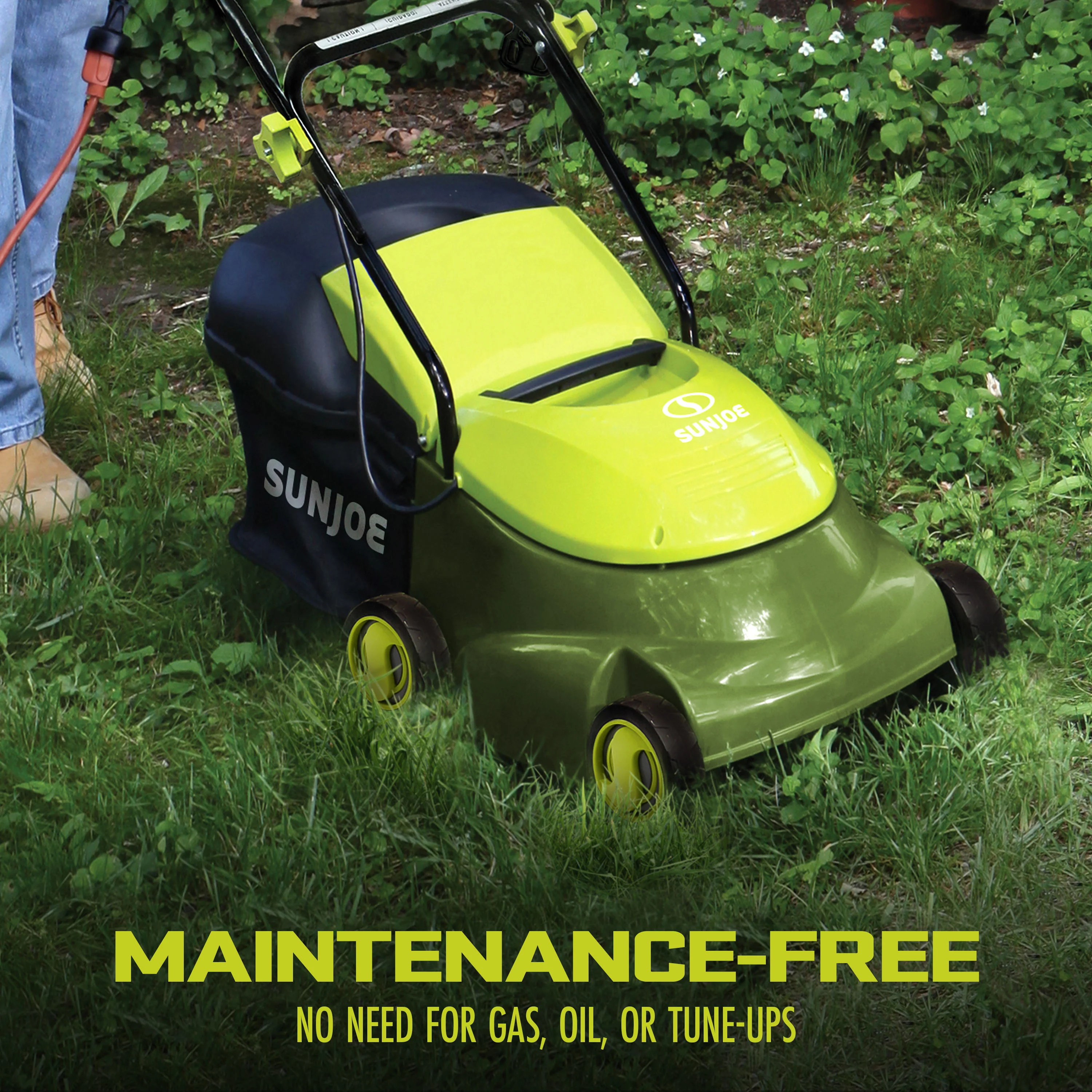 Sun Joe MJ401E-PRO Electric Lawn Mower| 14-inch | 13-Amp | Side Discharge Chute - Image 6