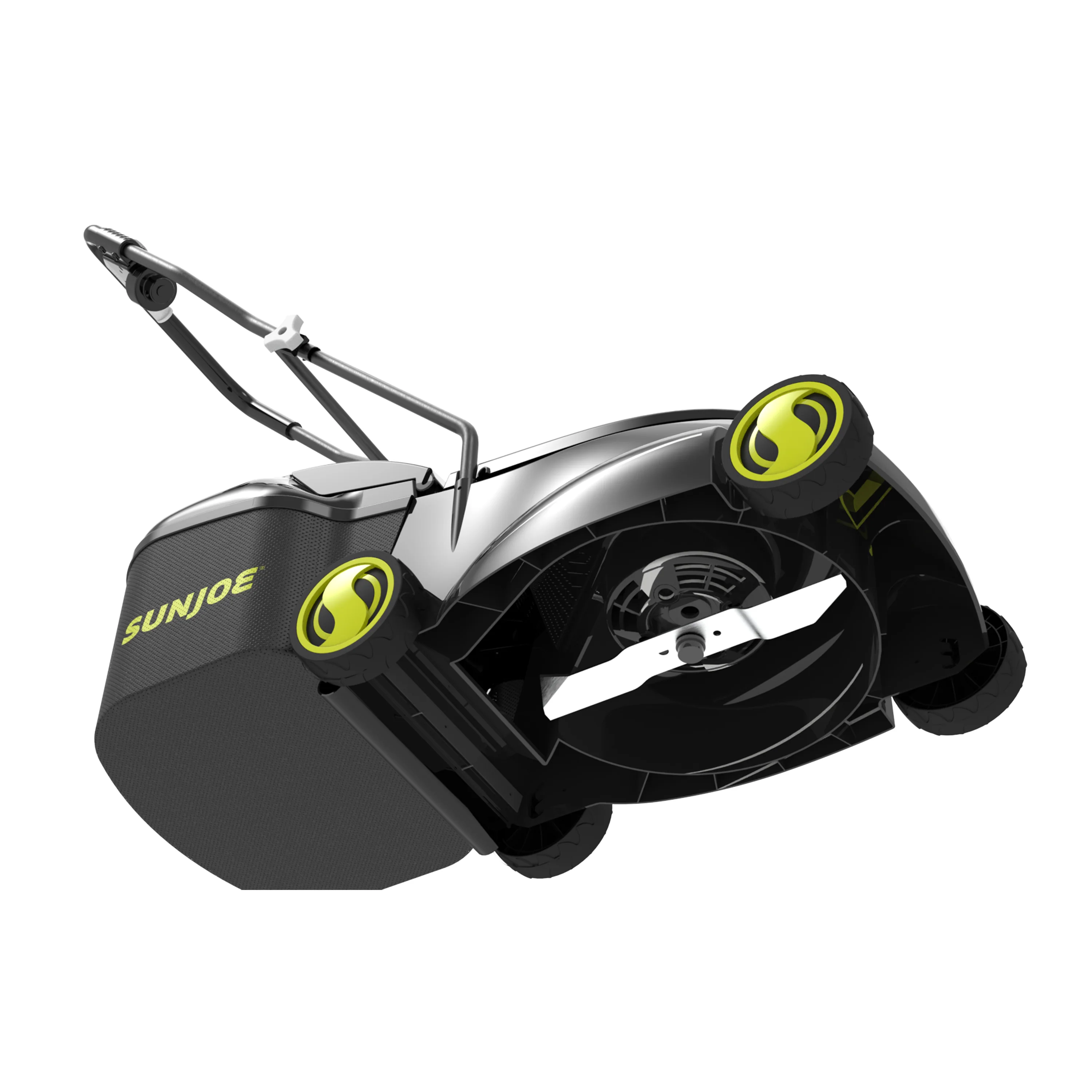 Sun Joe 28-Volt Cordless Walk-Behind Push Lawn Mower | 14-inch | 3-Position Height Adjustment - Image 12