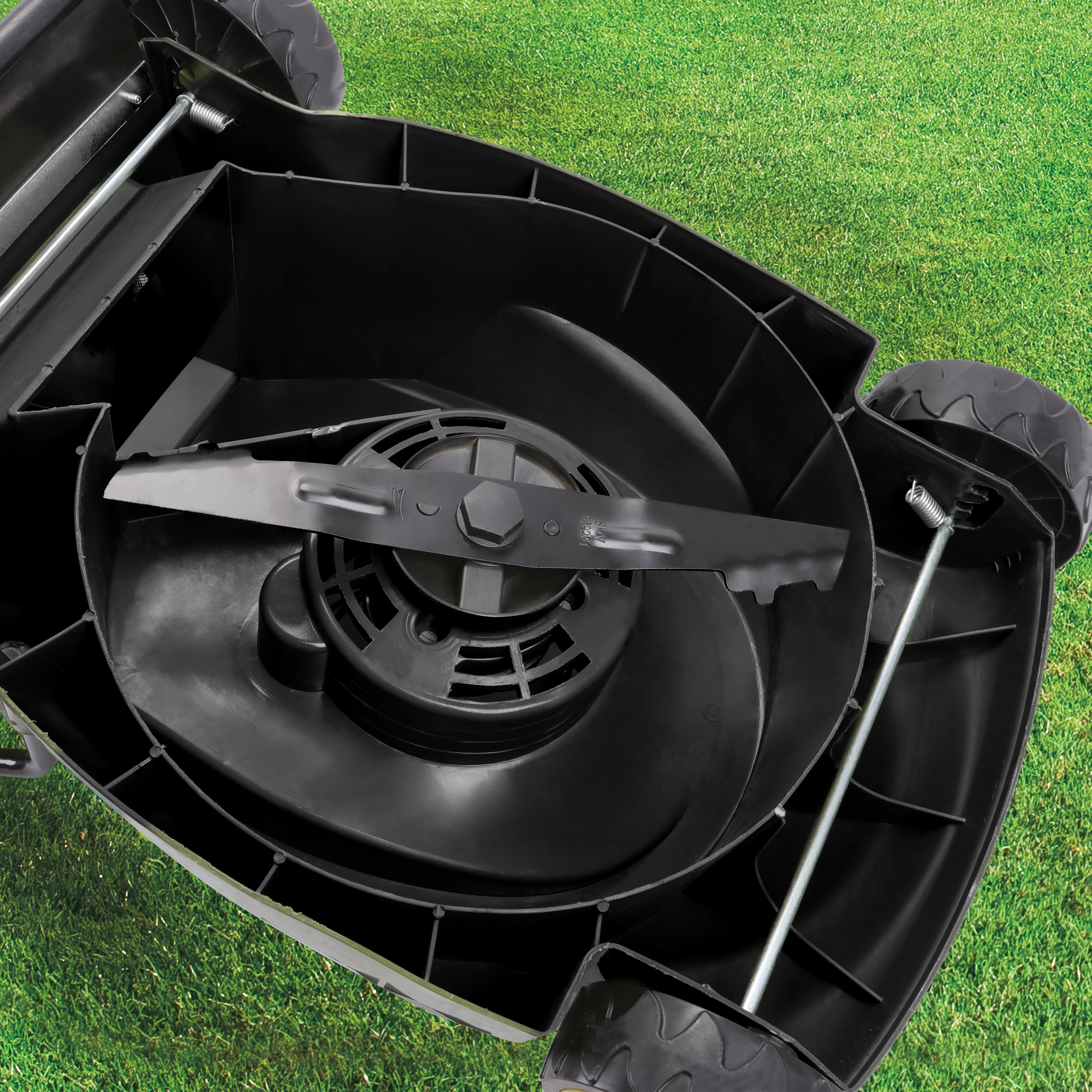 Sun Joe 28-Volt Cordless Walk-Behind Push Lawn Mower | 14-inch | 3-Position Height Adjustment - Image 13