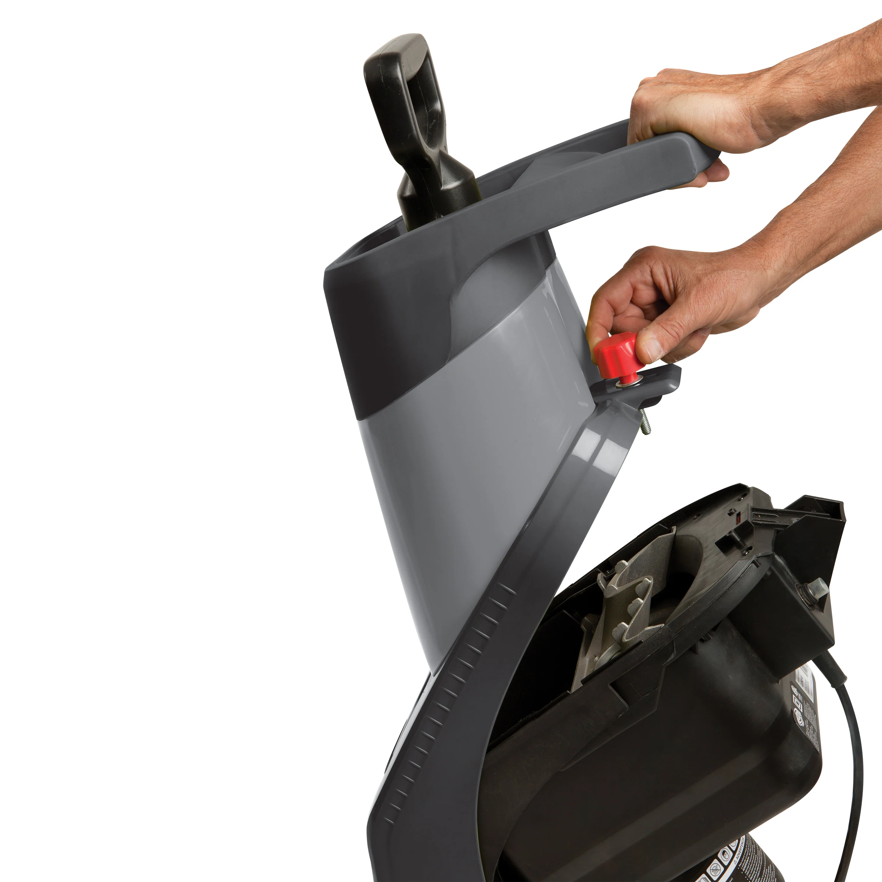 Sun Joe CJ602E-GRY Electric Wood Chipper | 17:1 Reduction | 15-Amp (Gray) - Image 5