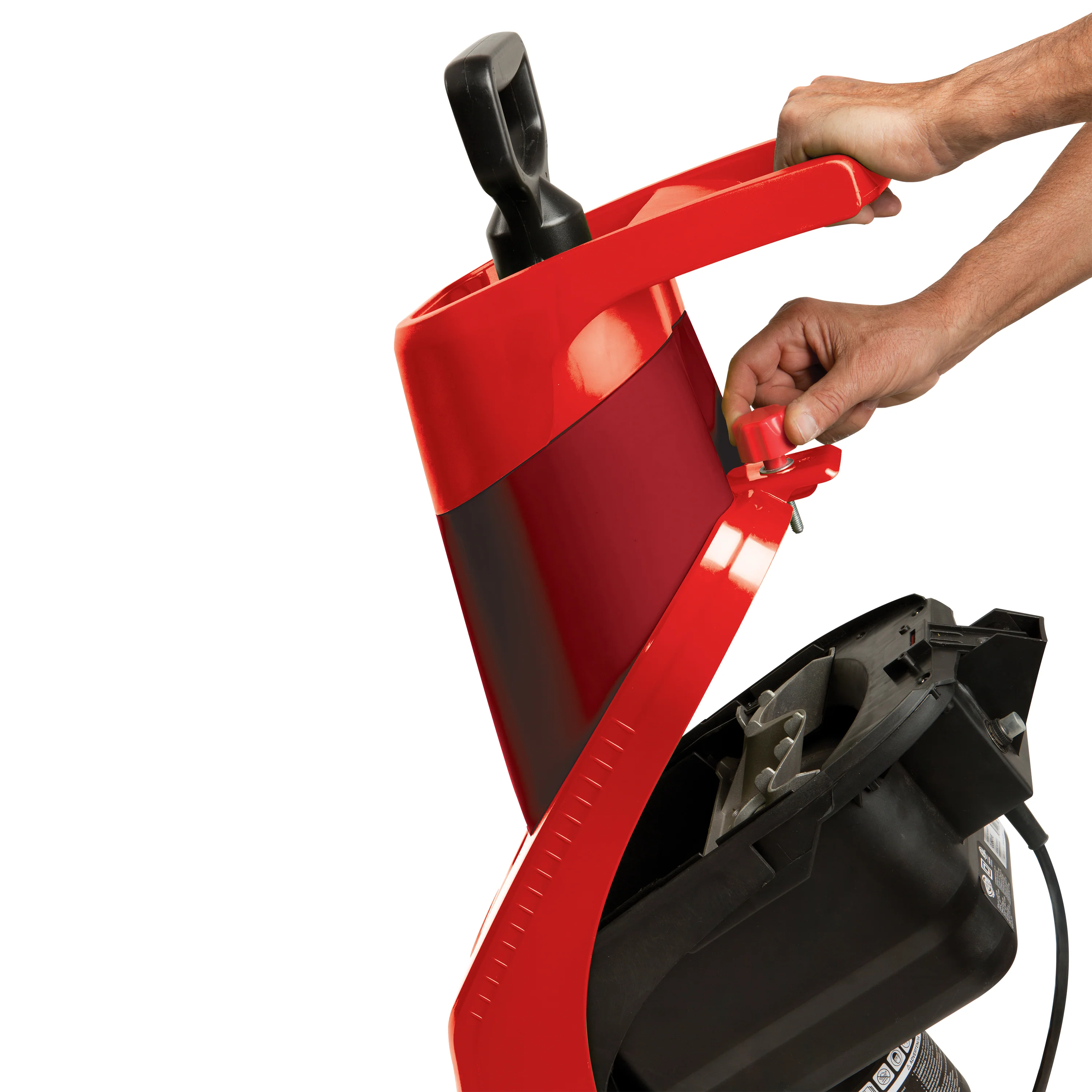 Sun Joe CJ602E-RED Electric Wood Chipper | 17:1 Reduction | 15-Amp (Red) - Image 5