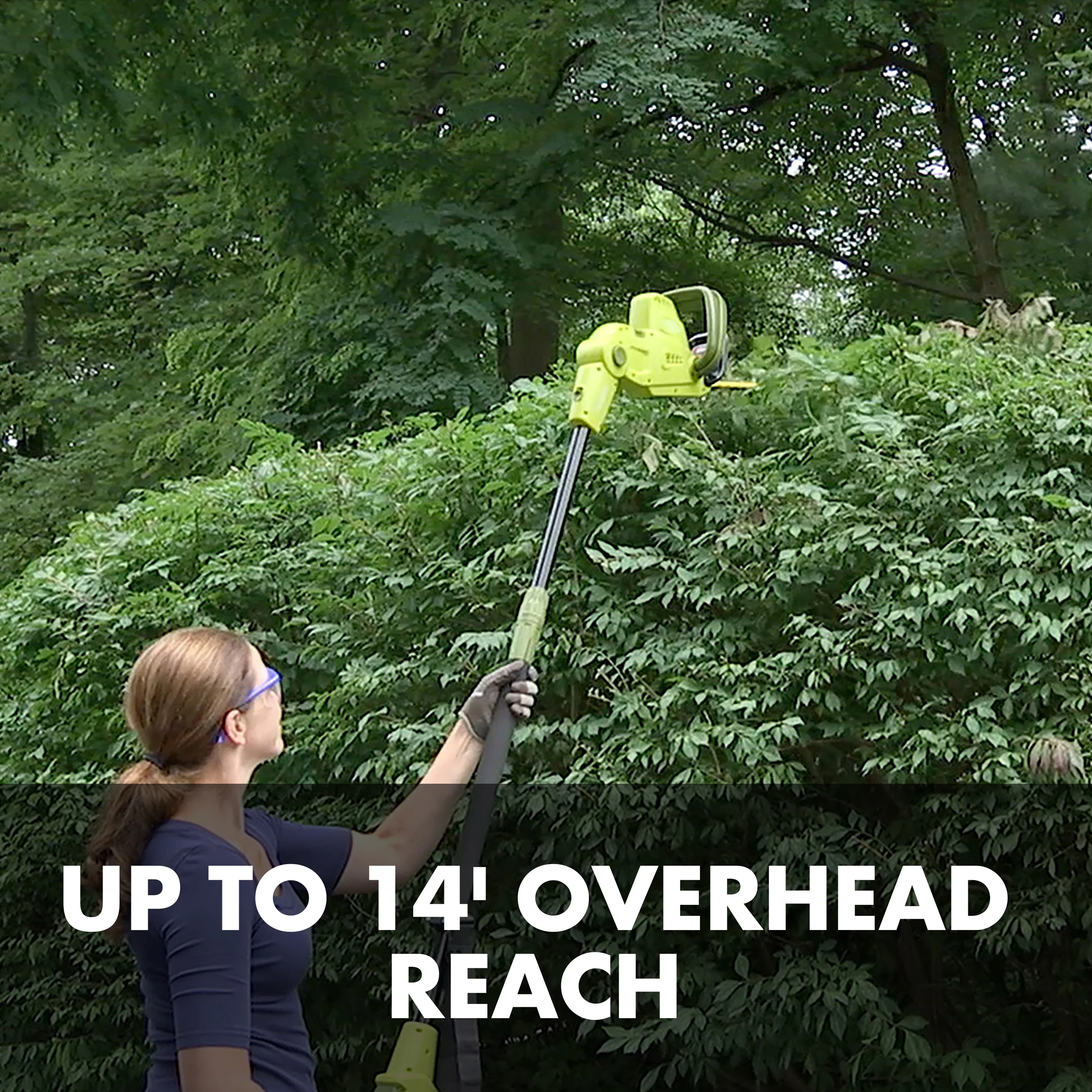 Sun Joe SJH902E Electric Telescoping Pole Hedge Trimmer | Multi-Angle Head | 21-Inch | 4-Amp - Image 9