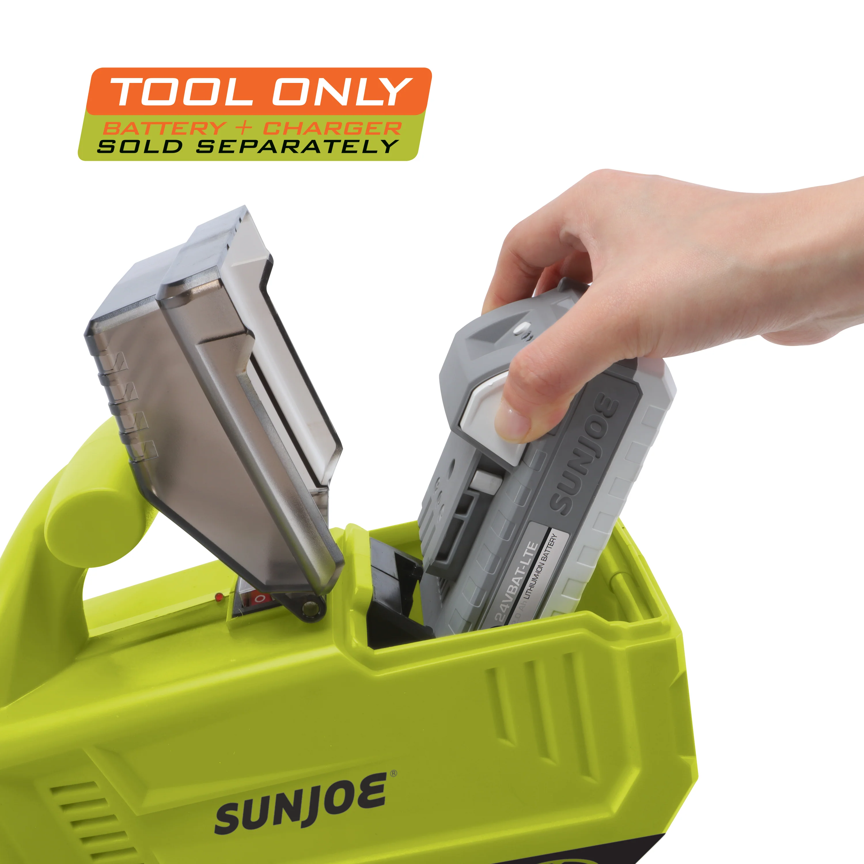 Sun Joe 24V-XFP5-CT 24-Volt IONMAX Cordless 5.0-GPM Transfer Pump | 13-Ft Suction Lift | 52-Ft Head Height | Tool Only - Image 5