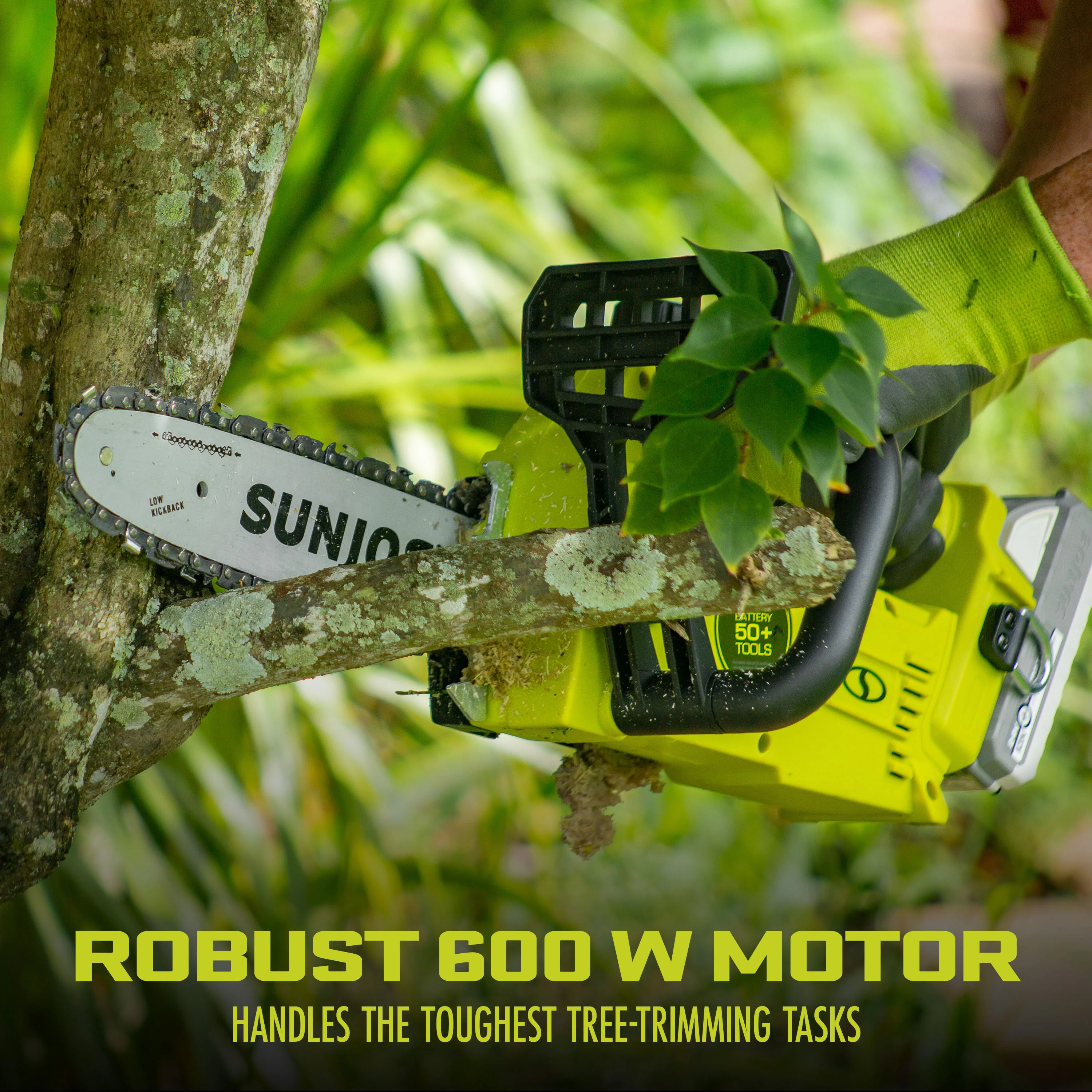 Sun Joe 24-Volt* IONMAX Cordless Chain Saw | 10-Inch | Tool Only - Image 3