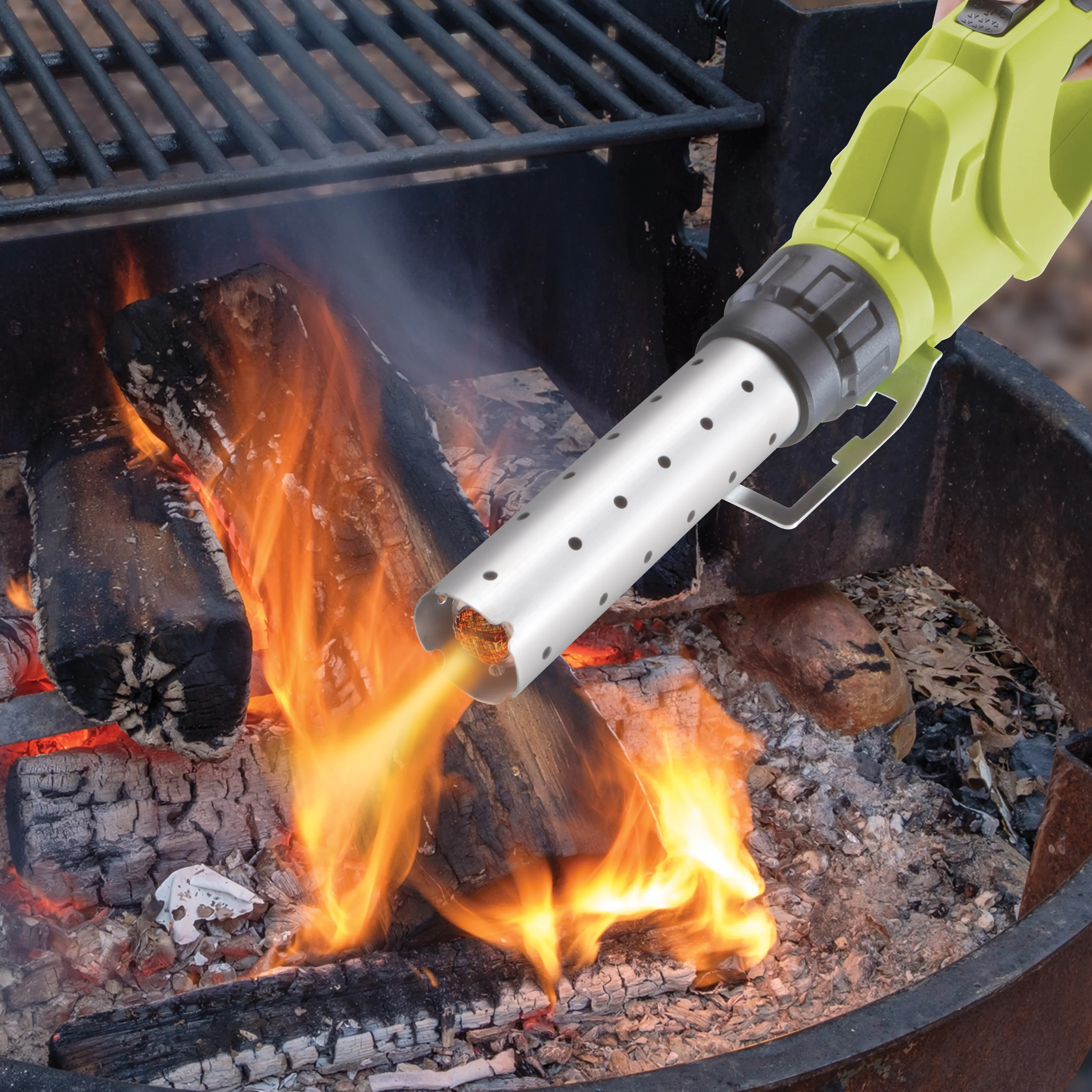 Sun Joe 24-Volt* IONMAX Cordless Electric Fire Starter | 1380-Degrees in 30-Seconds | For Charcoal BBQ Grills | W/ 2.0-Ah Battery + Charger - Image 6