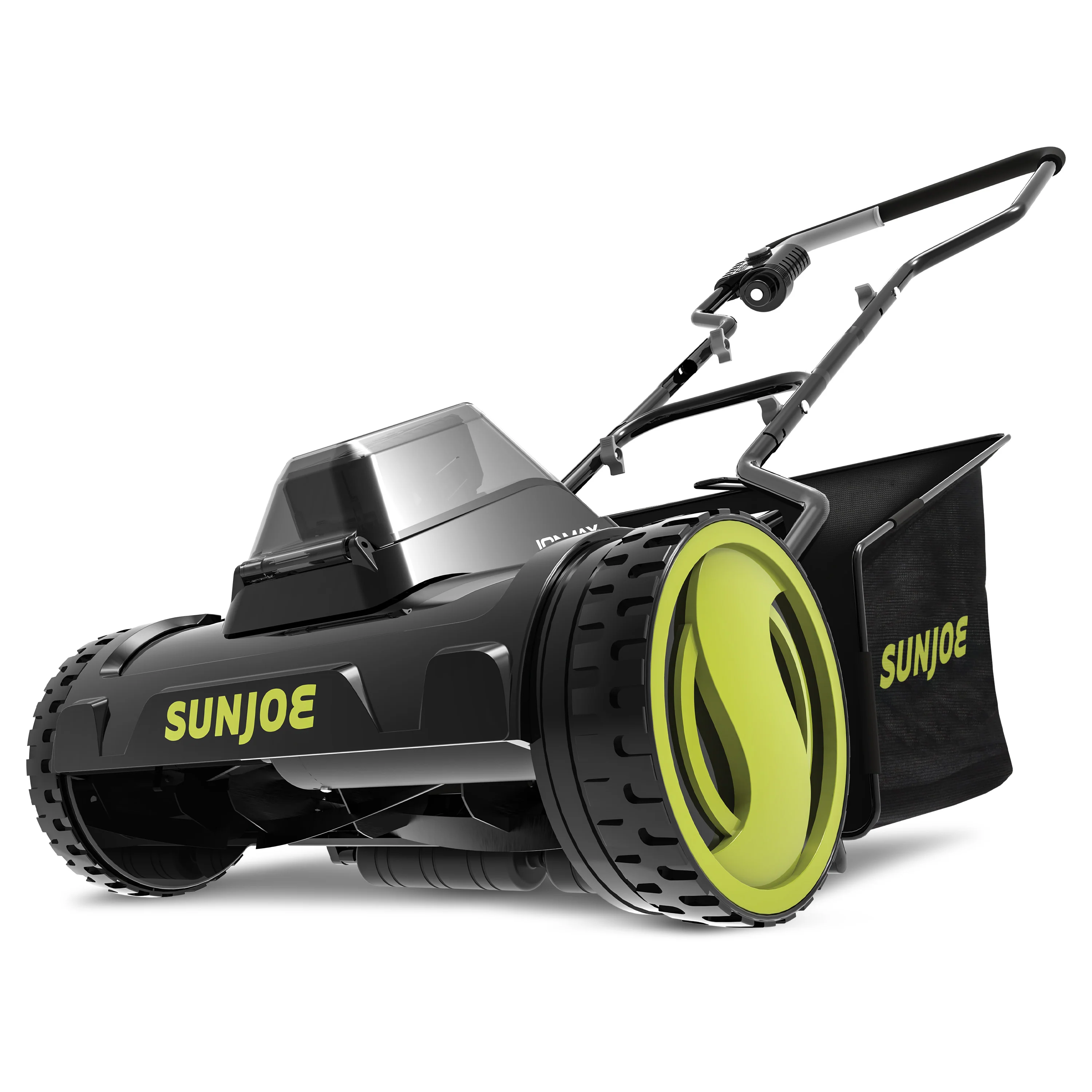 Sun Joe 24-Volt* IONMAX Cordless Push Reel Mower W/ Collection Bag | 15-inch | W/ 4.0-Ah Battery + Charger - Image 10