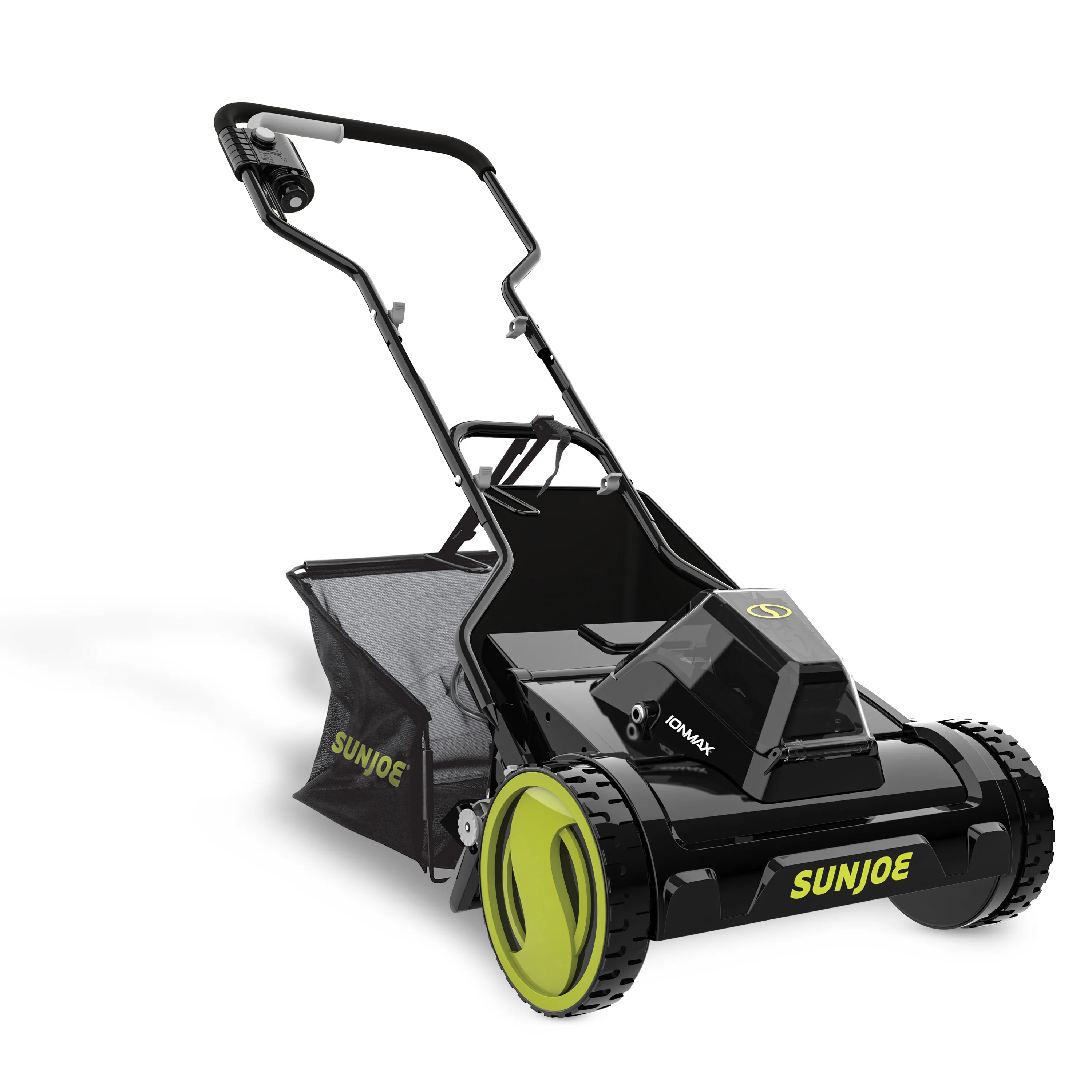 Sun Joe 24-Volt* IONMAX Cordless Push Reel Mower W/ Collection Bag | 15-inch | W/ 4.0-Ah Battery + Charger - Image 2