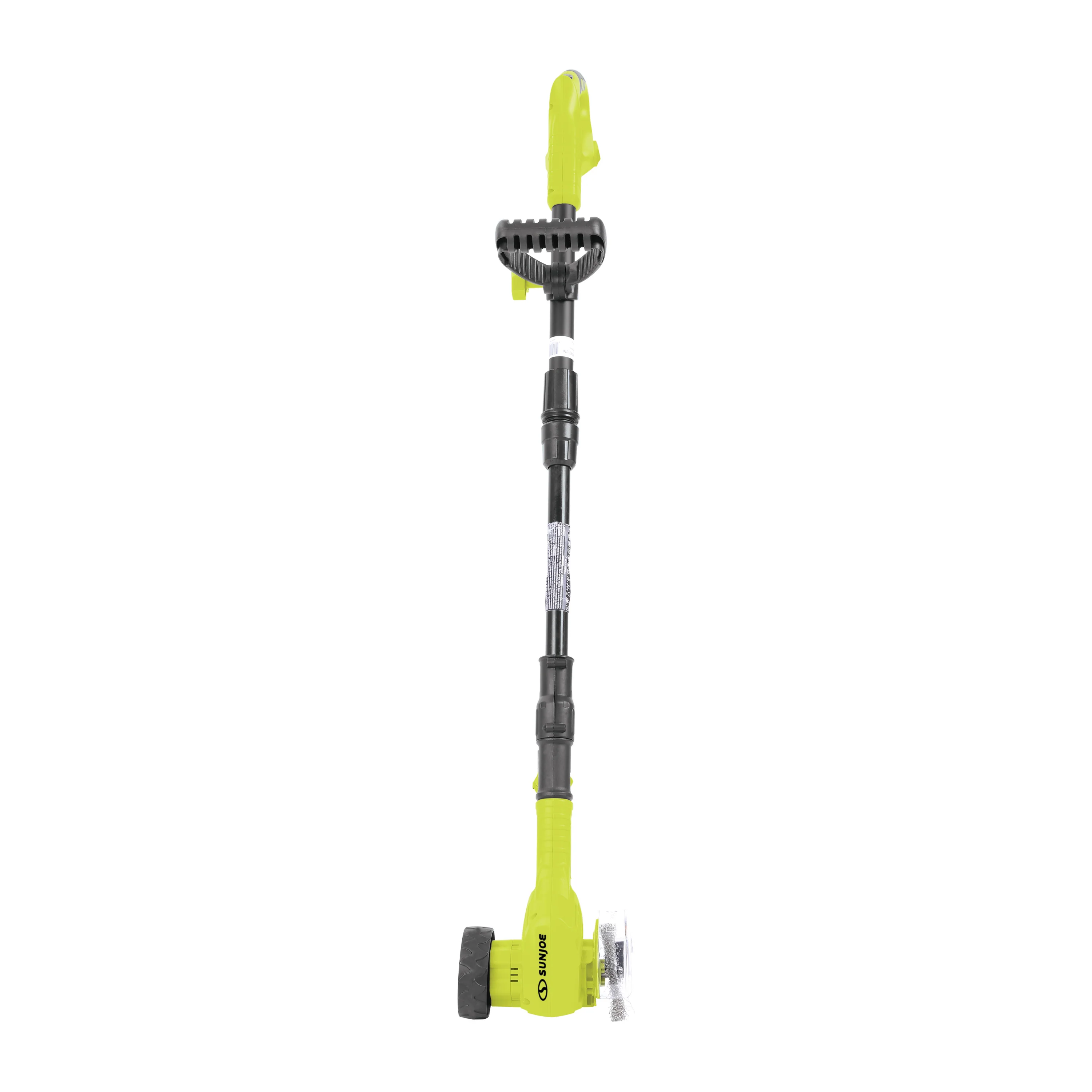 Sun Joe 24V-CTC-LTE 24-Volt* IONMAX Cordless Weed Sweeper | Nylon Brush, Steel Wire Brush, & Adjustable Pole | Sweeper Head W/ Wheel | W/ 2.0-Ah Battery + Charger - Image 3