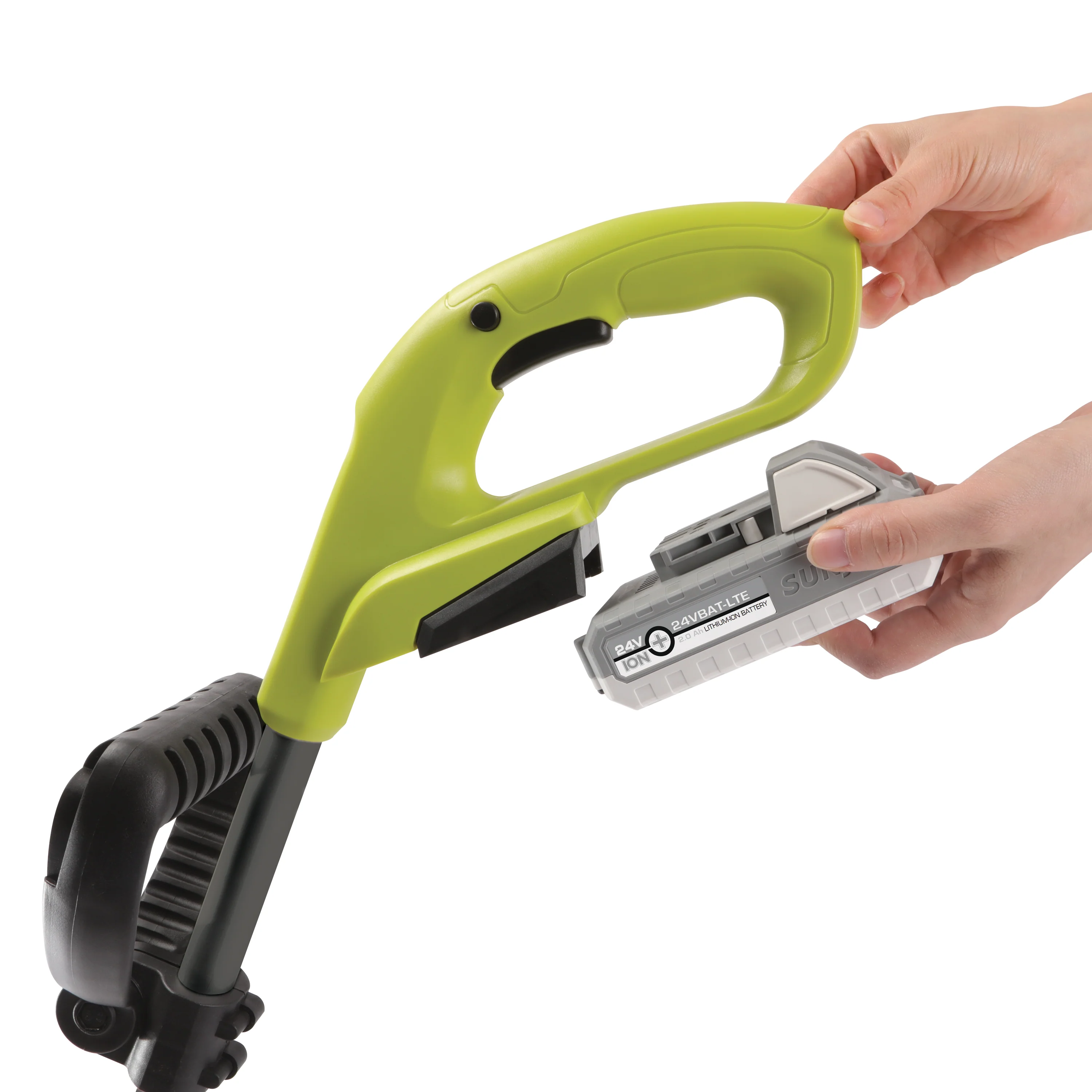 Sun Joe 24V-GT10-LTE 24-Volt* IONMAX Cordless Lightweight Stringless Grass Trimmer | 10-inch | W/ 2.0-Ah Battery + Charger - Image 9