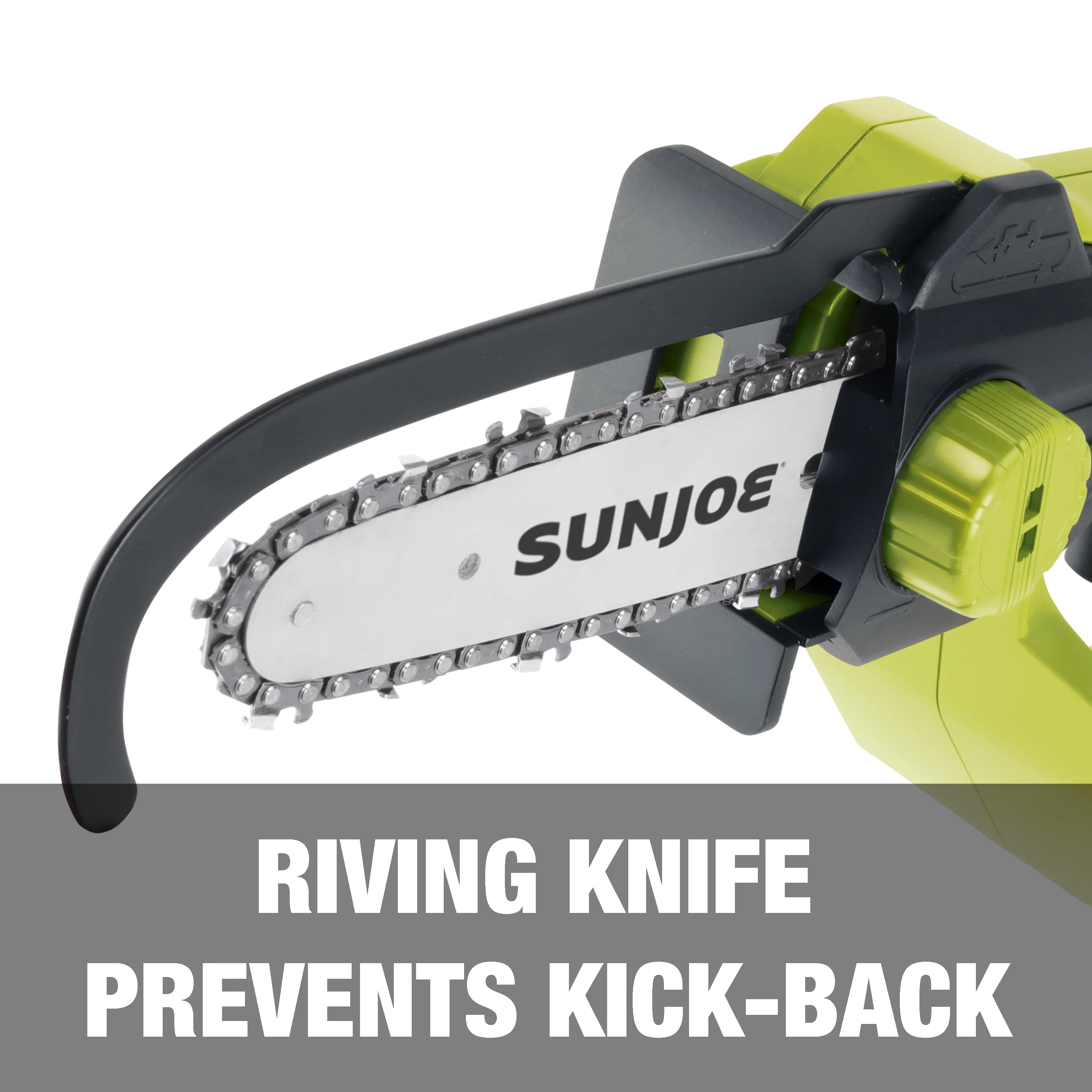 Sun Joe 24-Volt* IONMAX Cordless Handheld Chainsaw W/ Bonus Chain | 5-inch Pruning Saw Kit | W/ 2.0-Ah Battery + Charger - Image 10