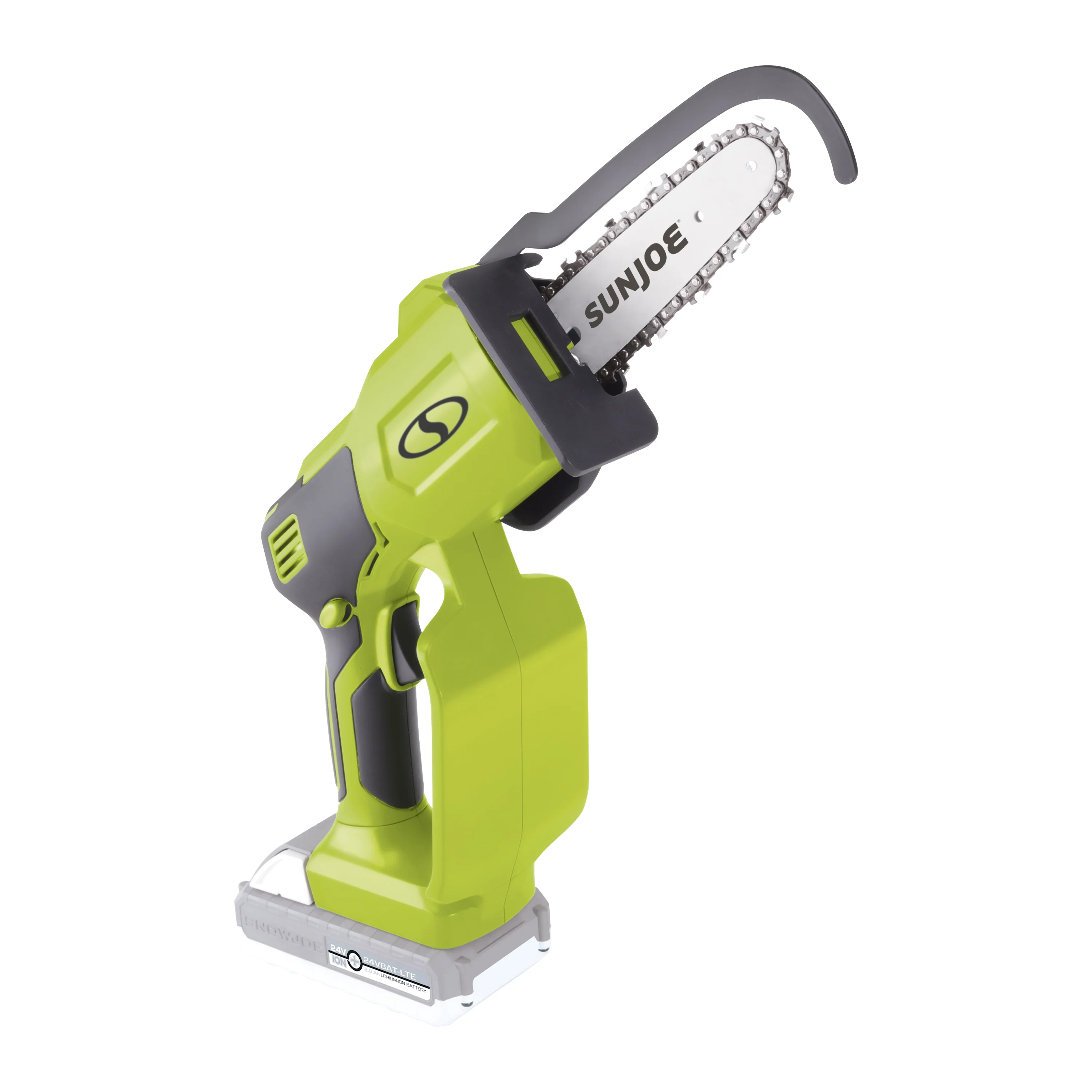 Sun Joe 24-Volt* IONMAX Cordless Handheld Chainsaw W/ Bonus Chain | 5-inch Pruning Saw Kit | W/ 2.0-Ah Battery + Charger - Image 11