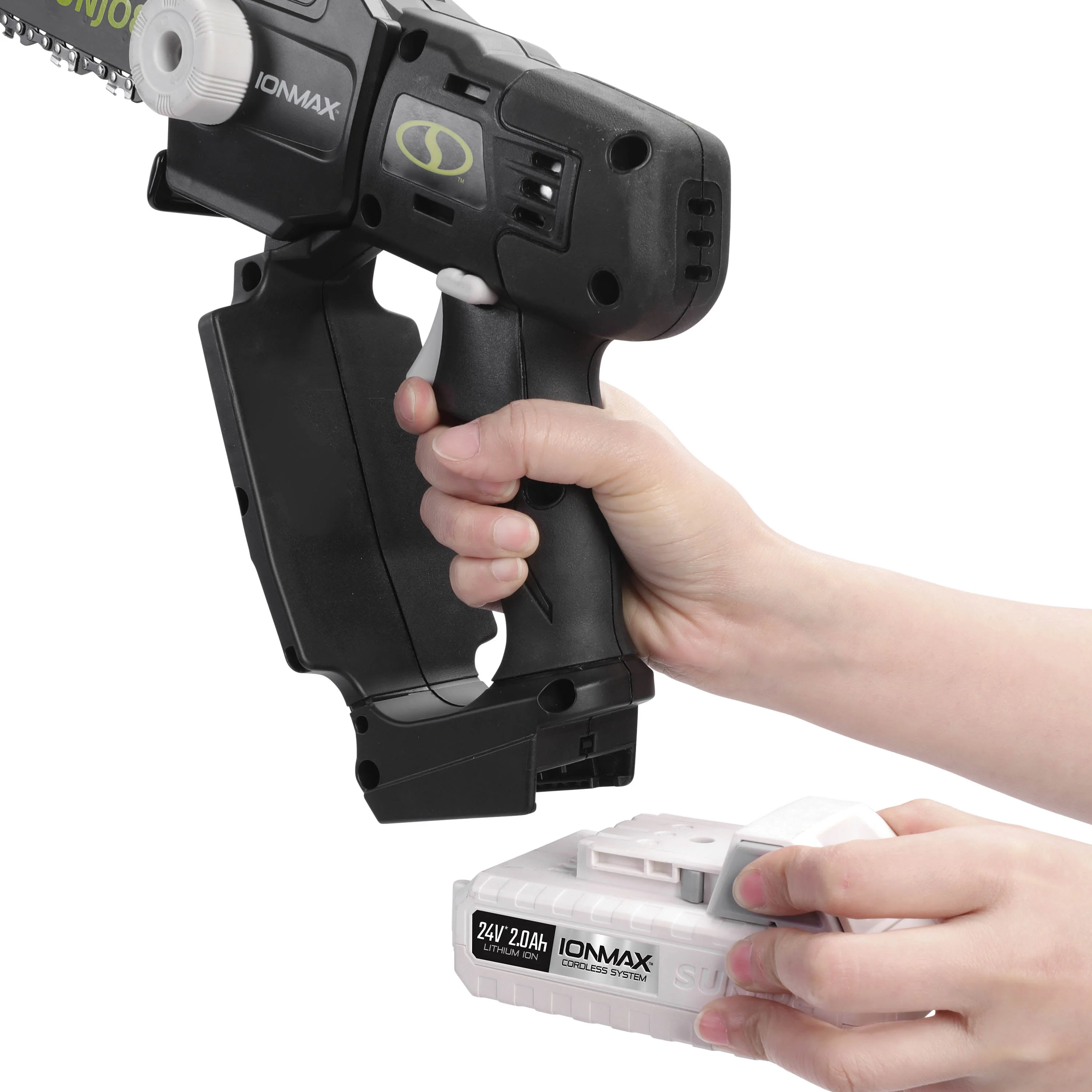 Sun Joe 24-Volt* IONMAX Cordless Telescoping Pole Pruning Saw Kit | 6-Inch | W/ 2.0-Ah Battery + Charger - Image 13