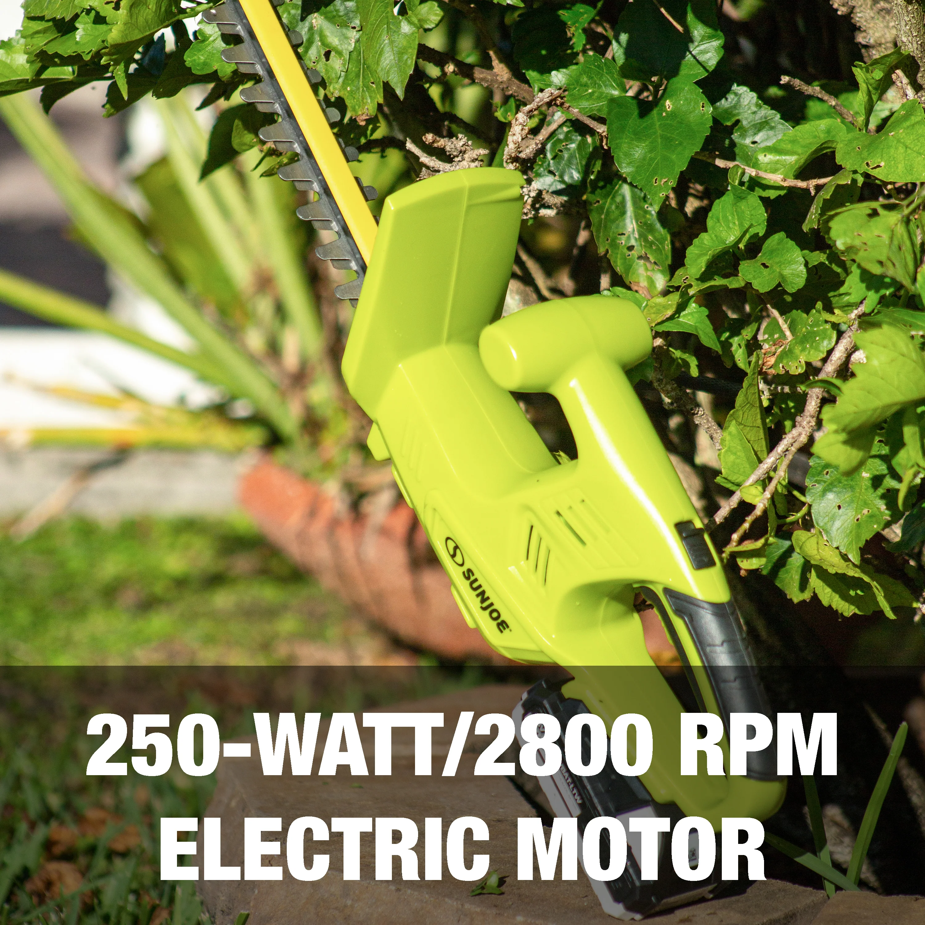 Sun Joe 24-Volt IONMAX Cordless Handheld Hedge Trimmer | 5/8" | Tool Only - Image 5