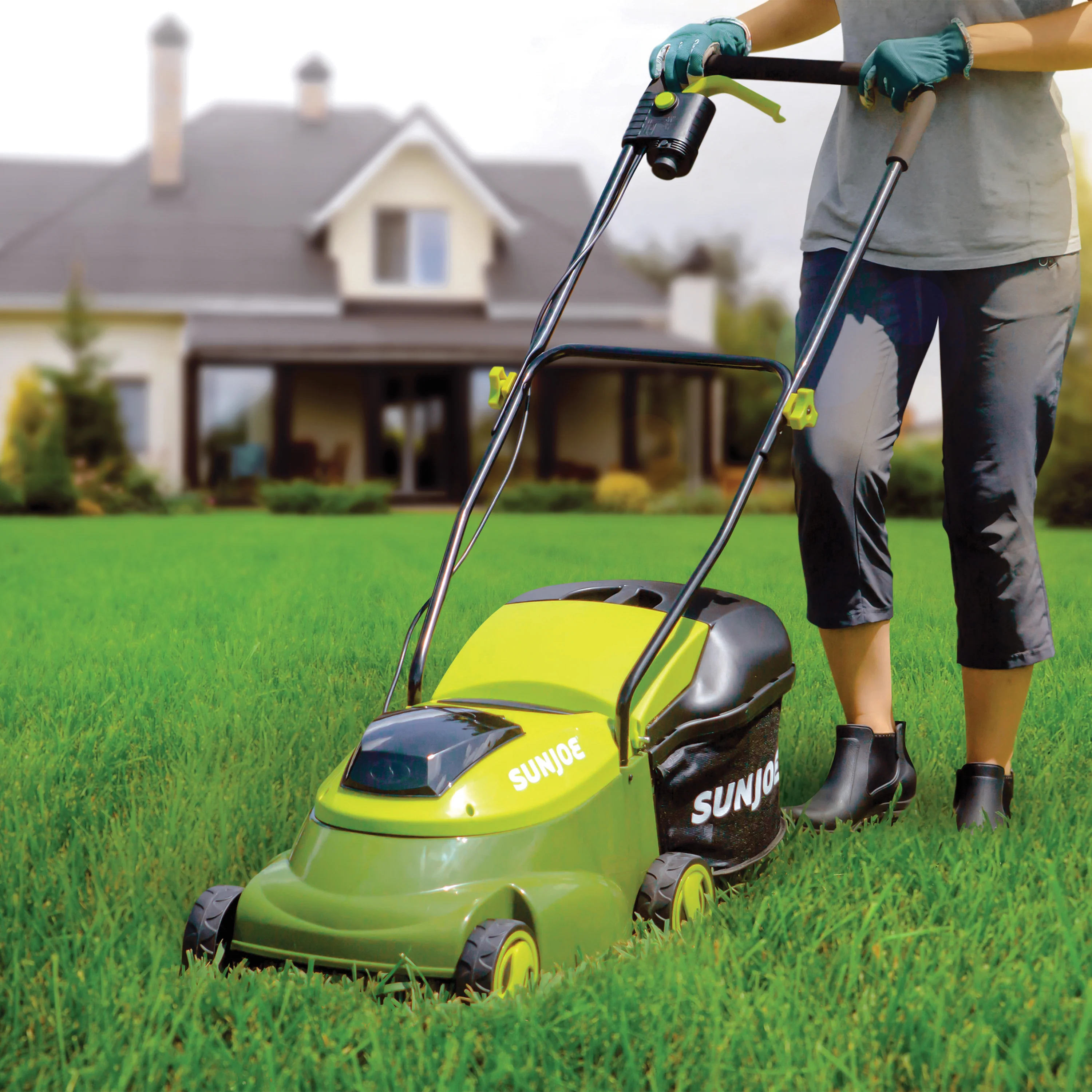 Sun Joe 24-Volt IONMAX Lawn Care Bundle | W/ Cordless Lawn Mower Kit and Stringless Lawn Trimmer - Image 11