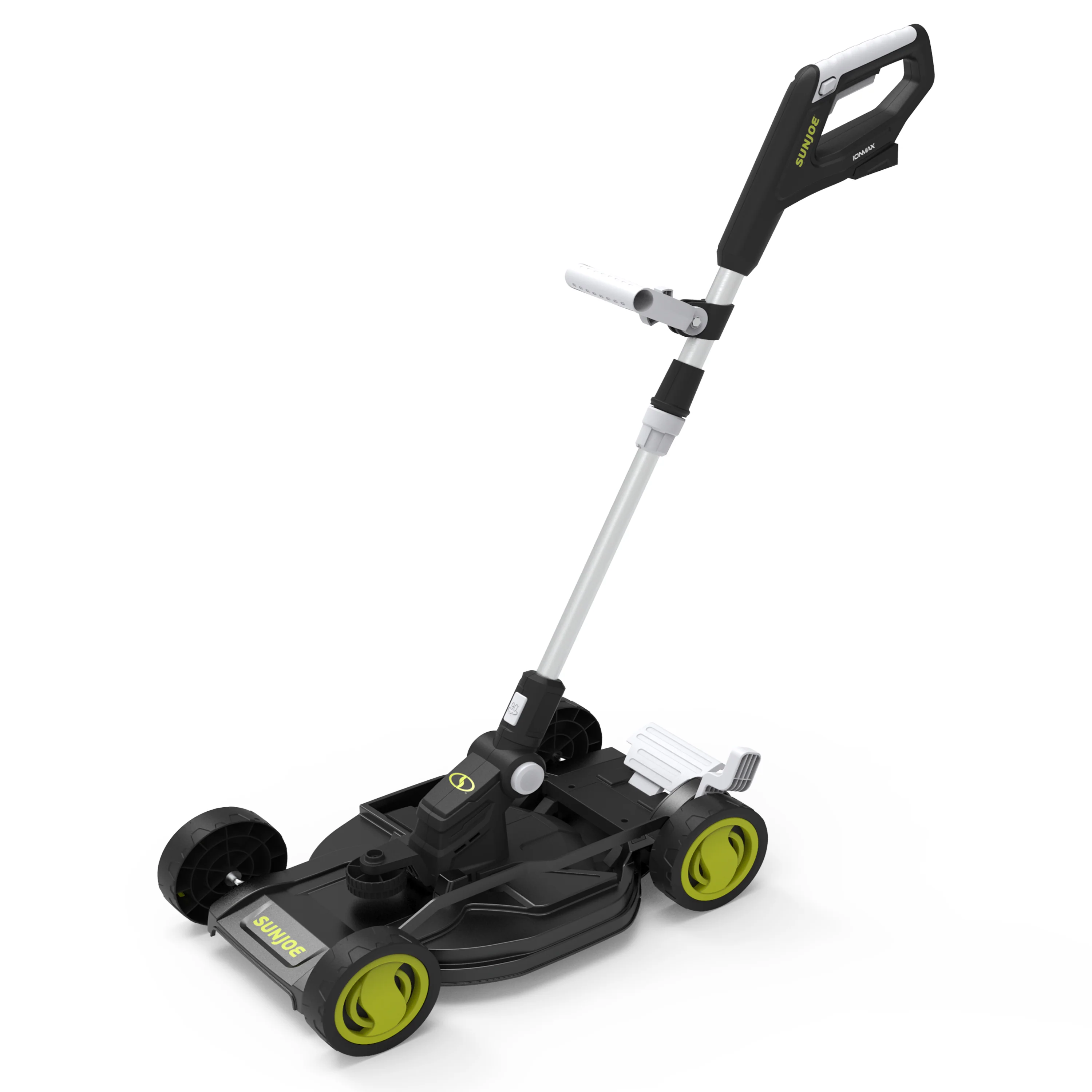 Sun Joe 24V-MTE-LTE 24-Volt* Cordless 3-in-1 Lawn Mower + String Trimmer + Edger | 5-Position Height Adjustment & Telescopic Pole | W/ 2.0-Ah Battery + Charger - Image 11