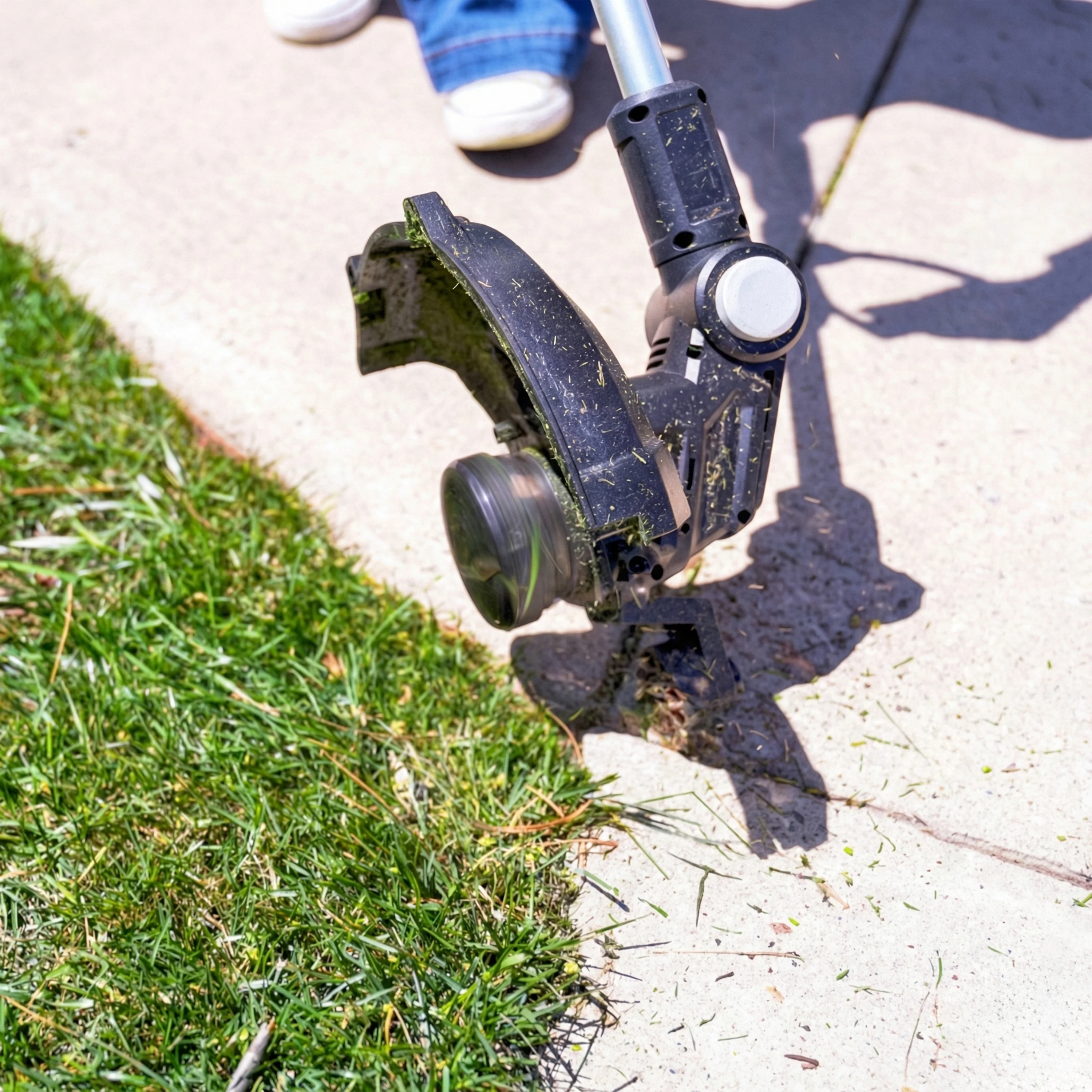 Sun Joe 24V-MTE-LTE 24-Volt* Cordless 3-in-1 Lawn Mower + String Trimmer + Edger | 5-Position Height Adjustment & Telescopic Pole | W/ 2.0-Ah Battery + Charger - Image 7