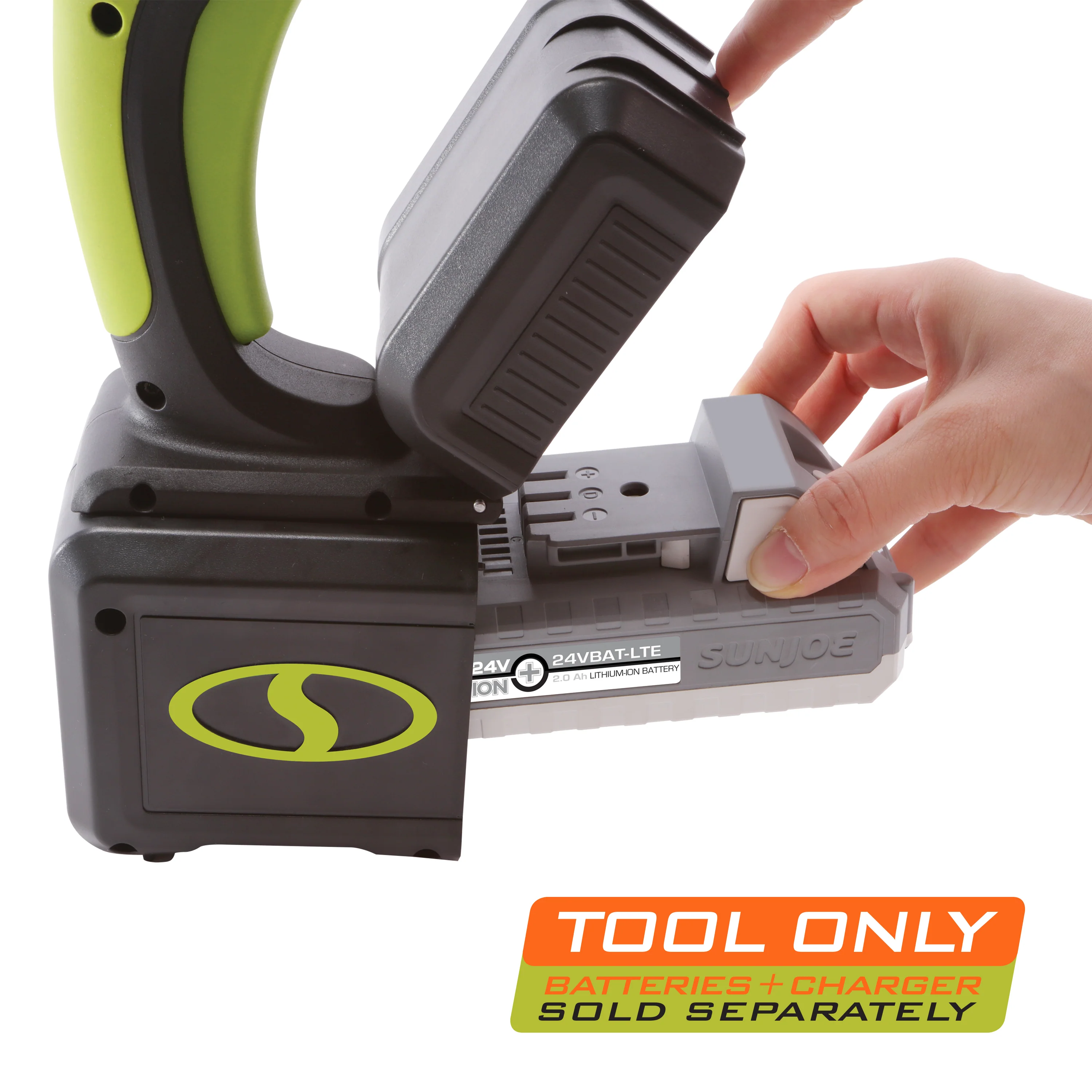 Sun Joe 24V-PP350-CT 24-Volt IONMAX Power Cleaner | Tool Only | Ultra-Portable | 5-in-1 Twist Nozzle - Image 13