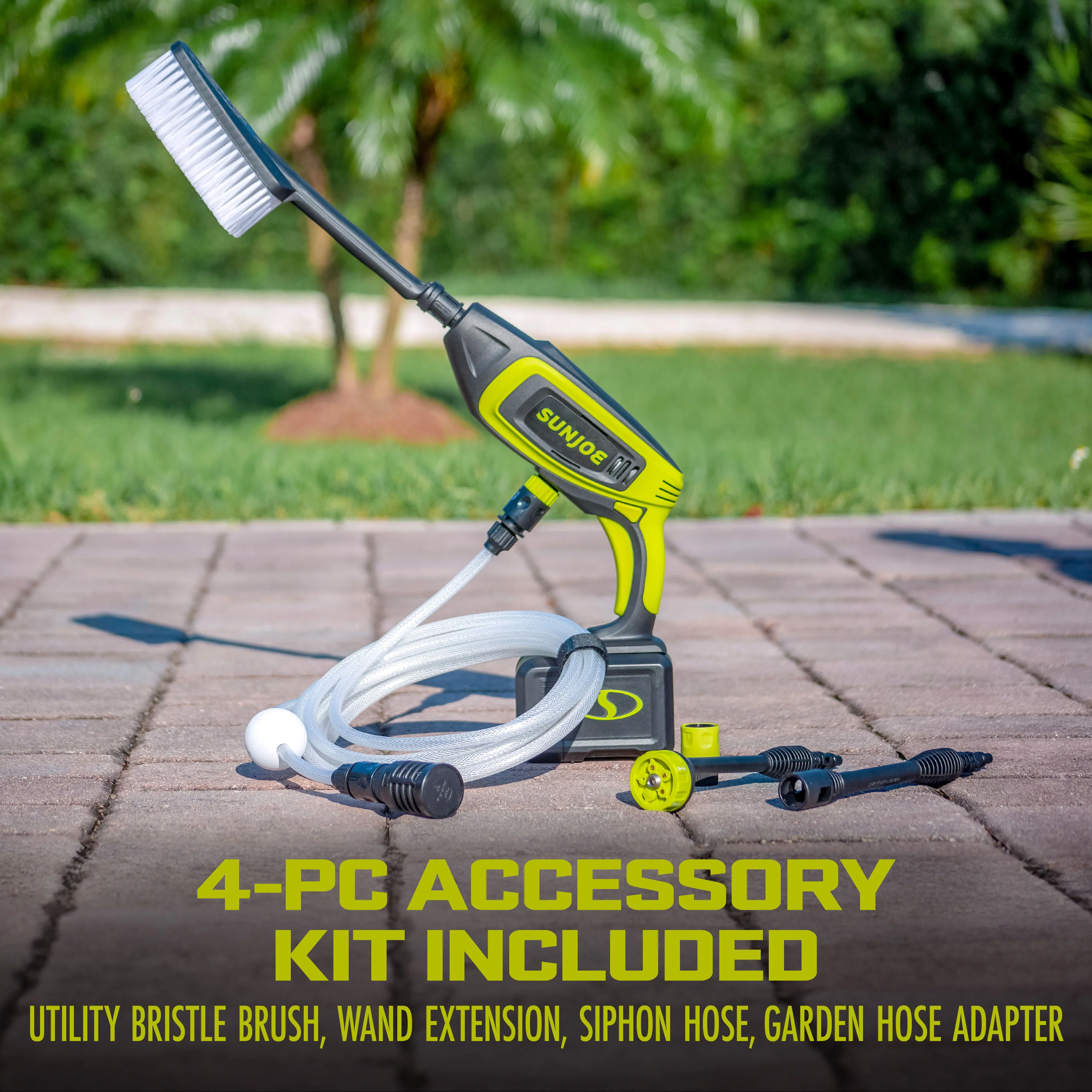 Sun Joe 24V-PP350-CT 24-Volt IONMAX Power Cleaner | Tool Only | Ultra-Portable | 5-in-1 Twist Nozzle - Image 4
