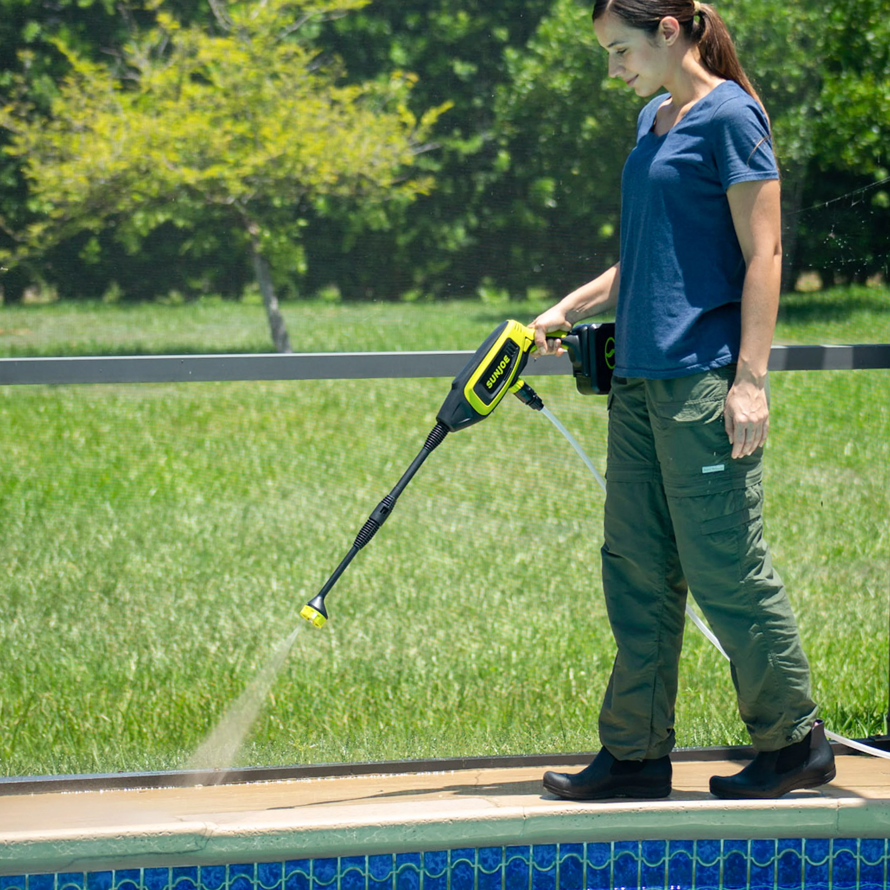 Sun Joe 24V-PP350-CT 24-Volt IONMAX Power Cleaner | Tool Only | Ultra-Portable | 5-in-1 Twist Nozzle - Image 7