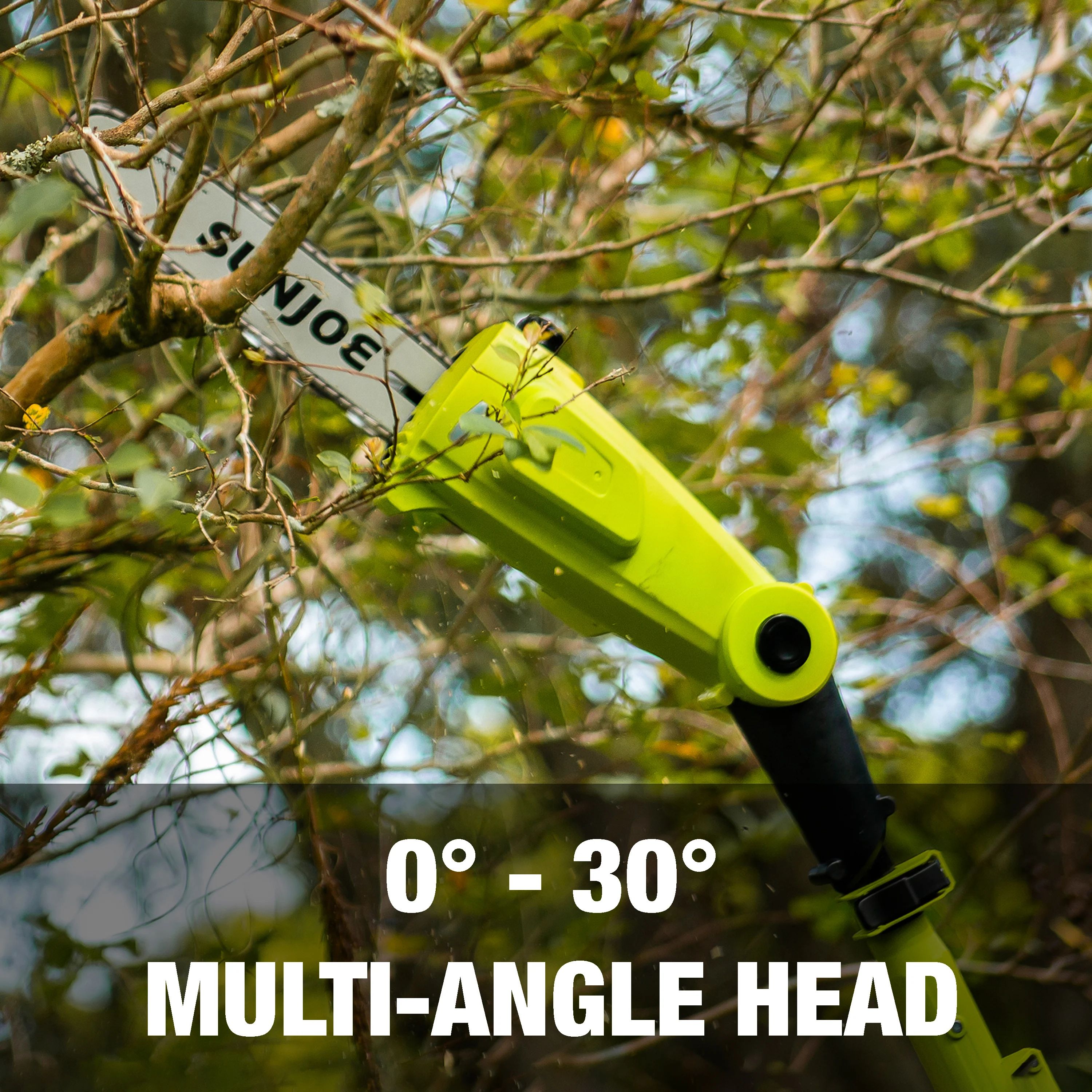Sun Joe 24V-PS10-CT 24-Volt IONMAX Cordless Telescoping Pole Chainsaw | Tool Only | 10-inch - Image 8