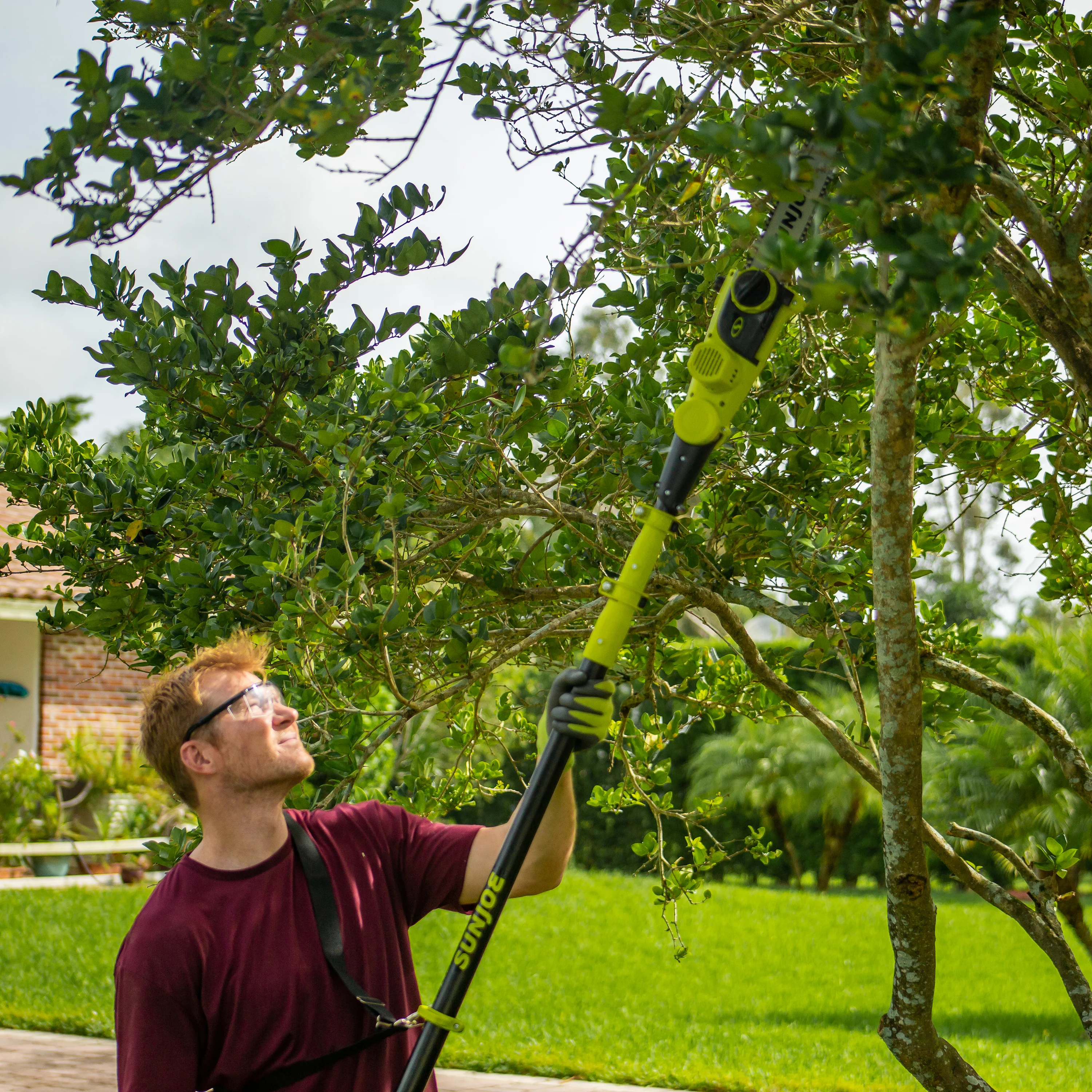 Sun Joe 24V-PS10-LTE 24-Volt* IONMAX Cordless Telescoping Pole Chainsaw | 10-inch | W/ 2.0-Ah Battery + Charger - Image 11