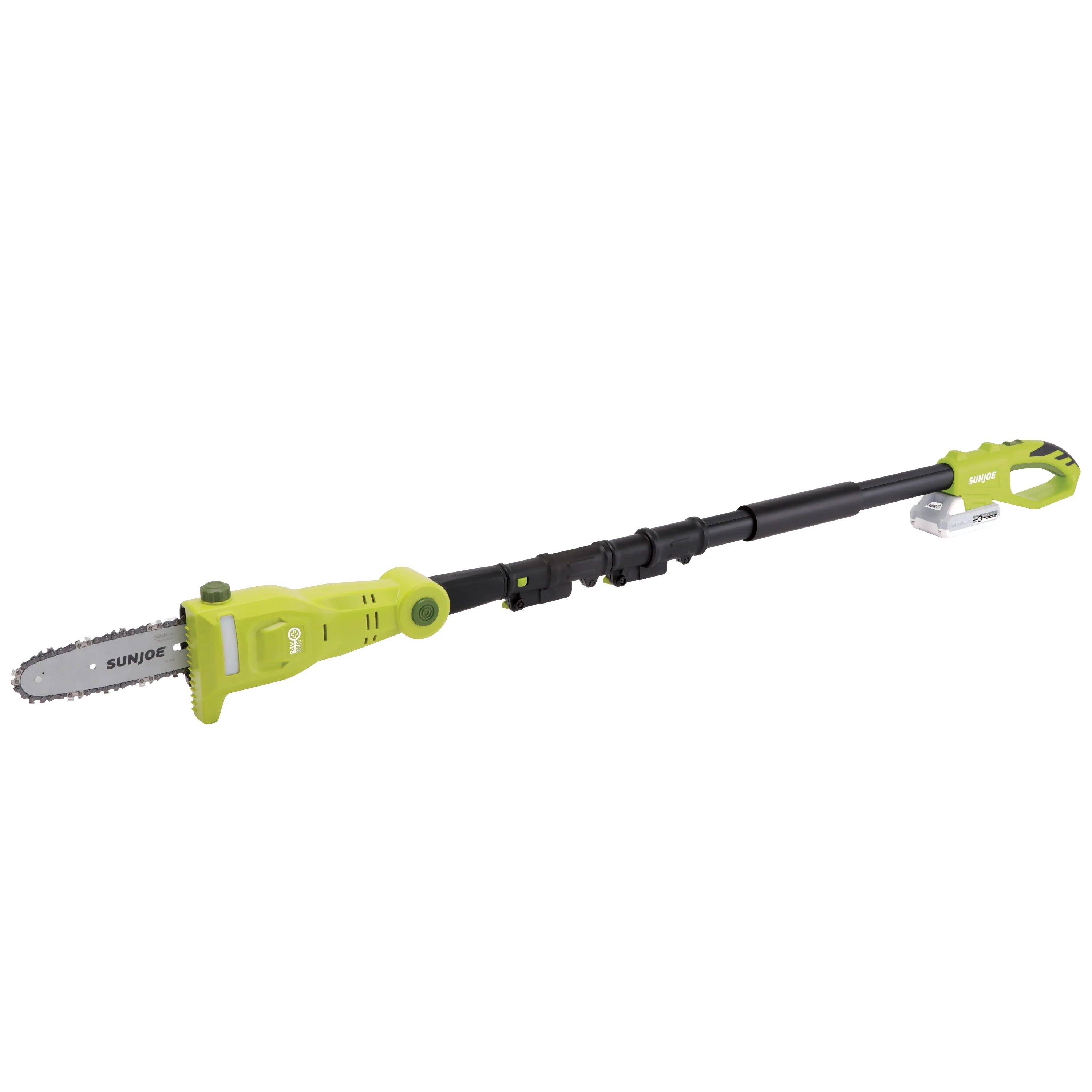 Sun Joe 24V-PS8CMAX-LTE 24-Volt* IONMAX Cordless Telescoping Pole Chain Saw Kit | 8-inch | W/ Bonus Spare Chain, 2.0-Ah Battery + Charger - Image 10