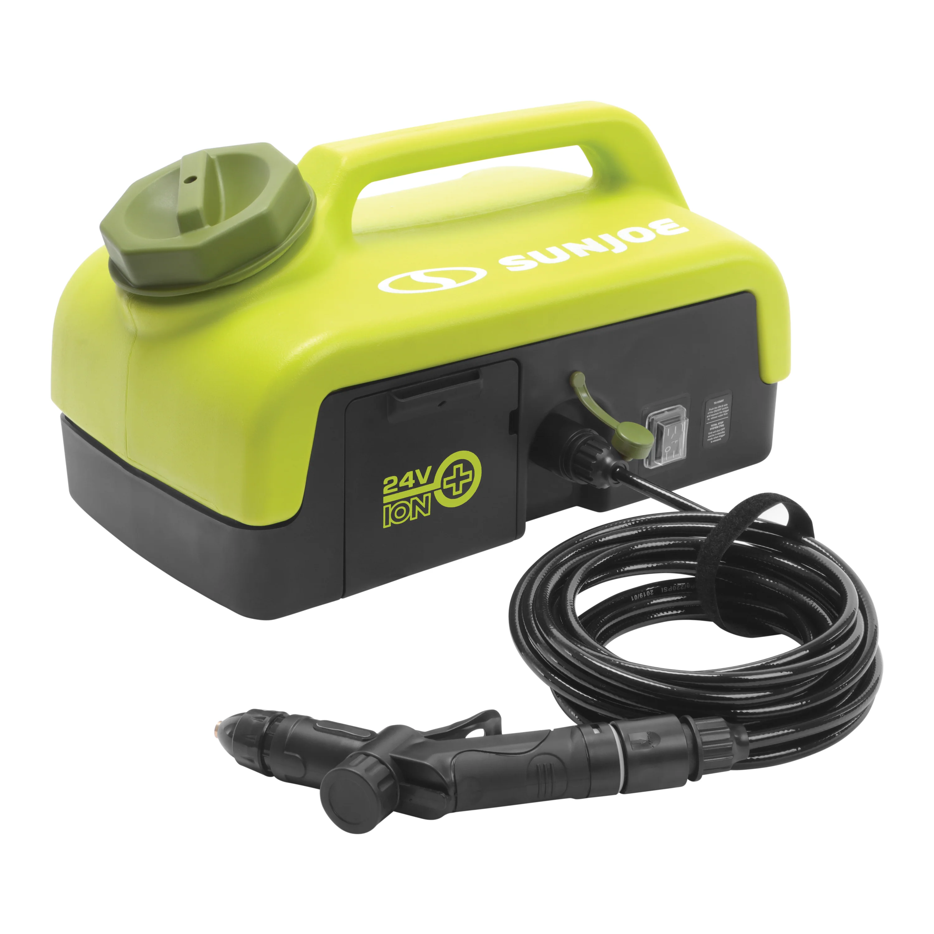 Sun Joe 24V-PSW25-CT 24V IONMAX Cordless Go-Anywhere Portable Sink/Shower Spray Washer | 2.5 Gal | Tool Only | 116 PSI Max* | 1.5 GPM Max*