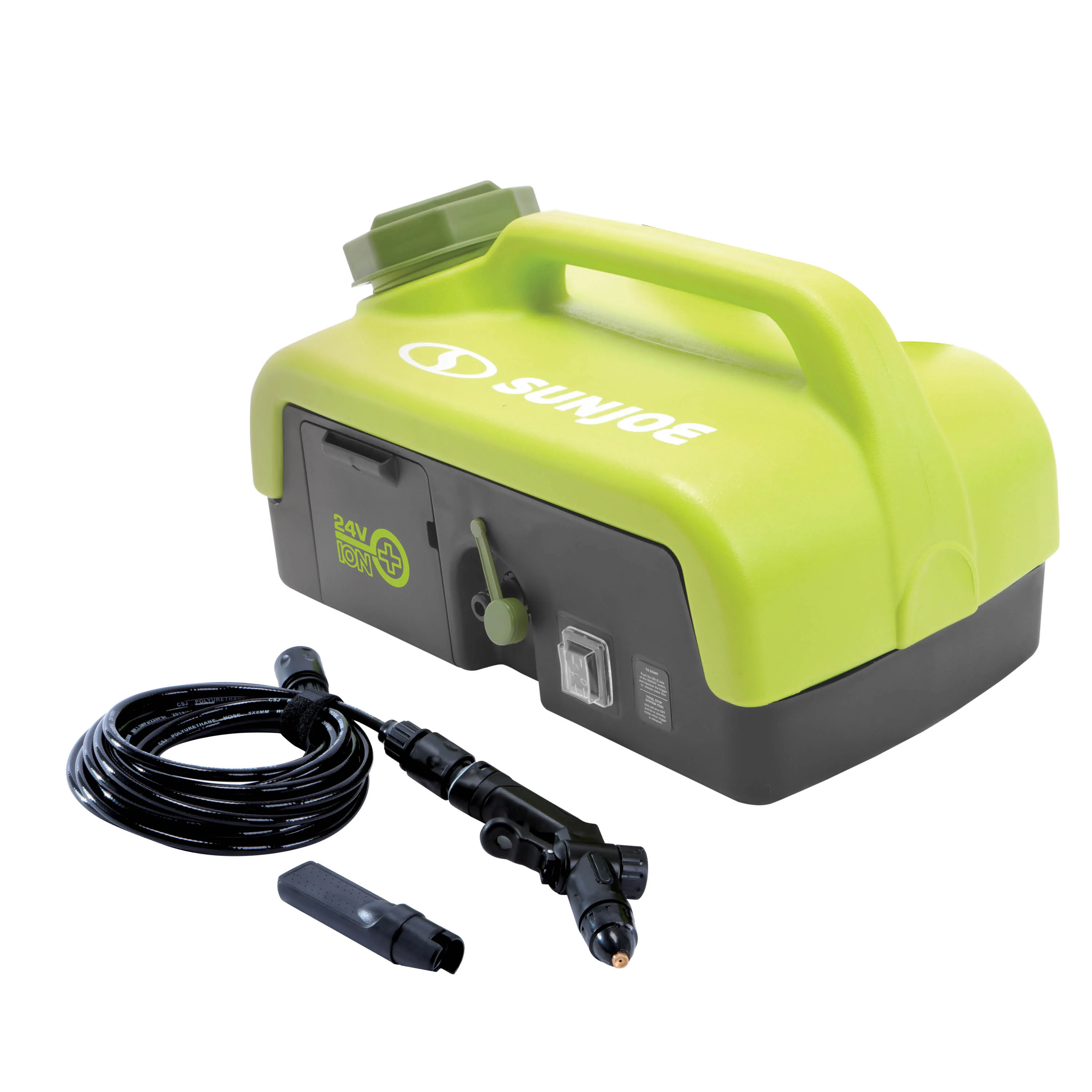 Sun Joe 24V-PSW25-CT 24V IONMAX Cordless Go-Anywhere Portable Sink/Shower Spray Washer | 2.5 Gal | Tool Only | 116 PSI Max* | 1.5 GPM Max* - Image 3