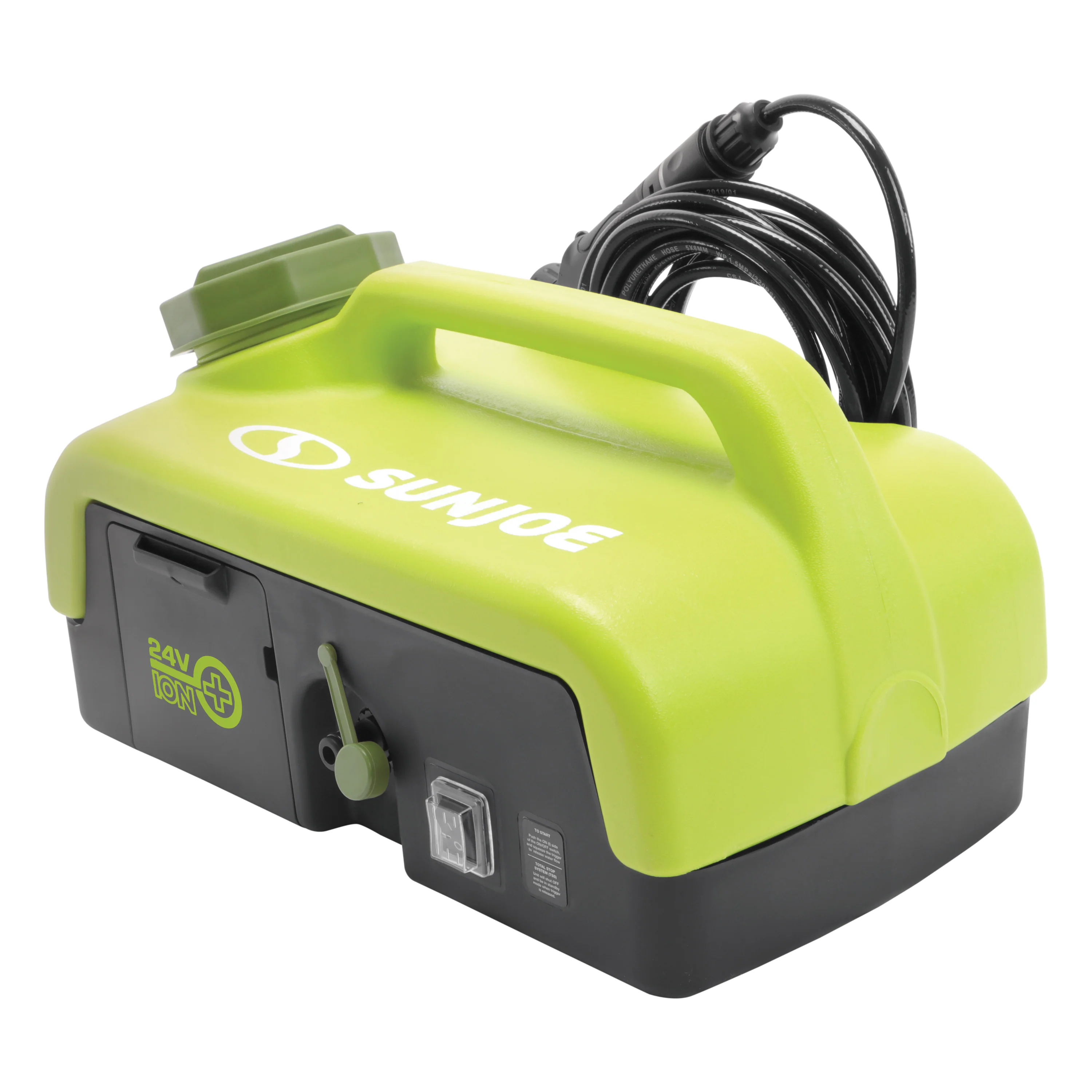 Sun Joe 24V-PSW25 24-Volt* IONMAX Cordless Go-Anywhere Portable Sink/Shower Spray Washer | 116 PSI Max* | 1.5 GPM Max* | 2.5 Gal | W/ 2.0-Ah Battery + Charger - Image 6