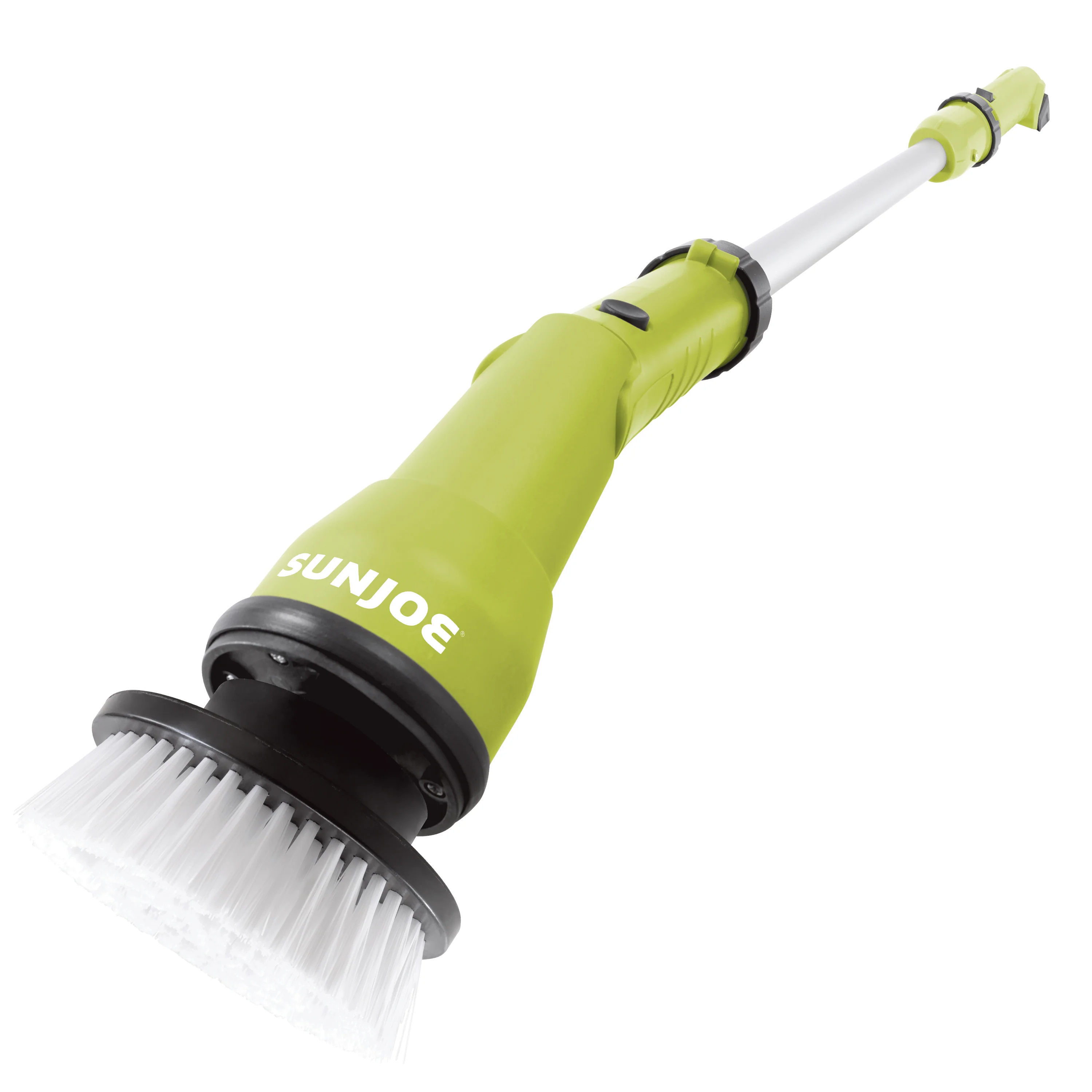 Sun Joe 24V-PWSCRB-LTW 24-Volt* IONMAX Cordless Heavy-Duty Indoor/Outdoor Power Scrubber | 4 Cleaning Attachments | Multi-Purpose 1000-OPM Oscillating Scrubber Head | For Grout, Tile, Bathtubs, Tire Rims & More | W/ 1.3-Ah Battery + Charger - Image 3