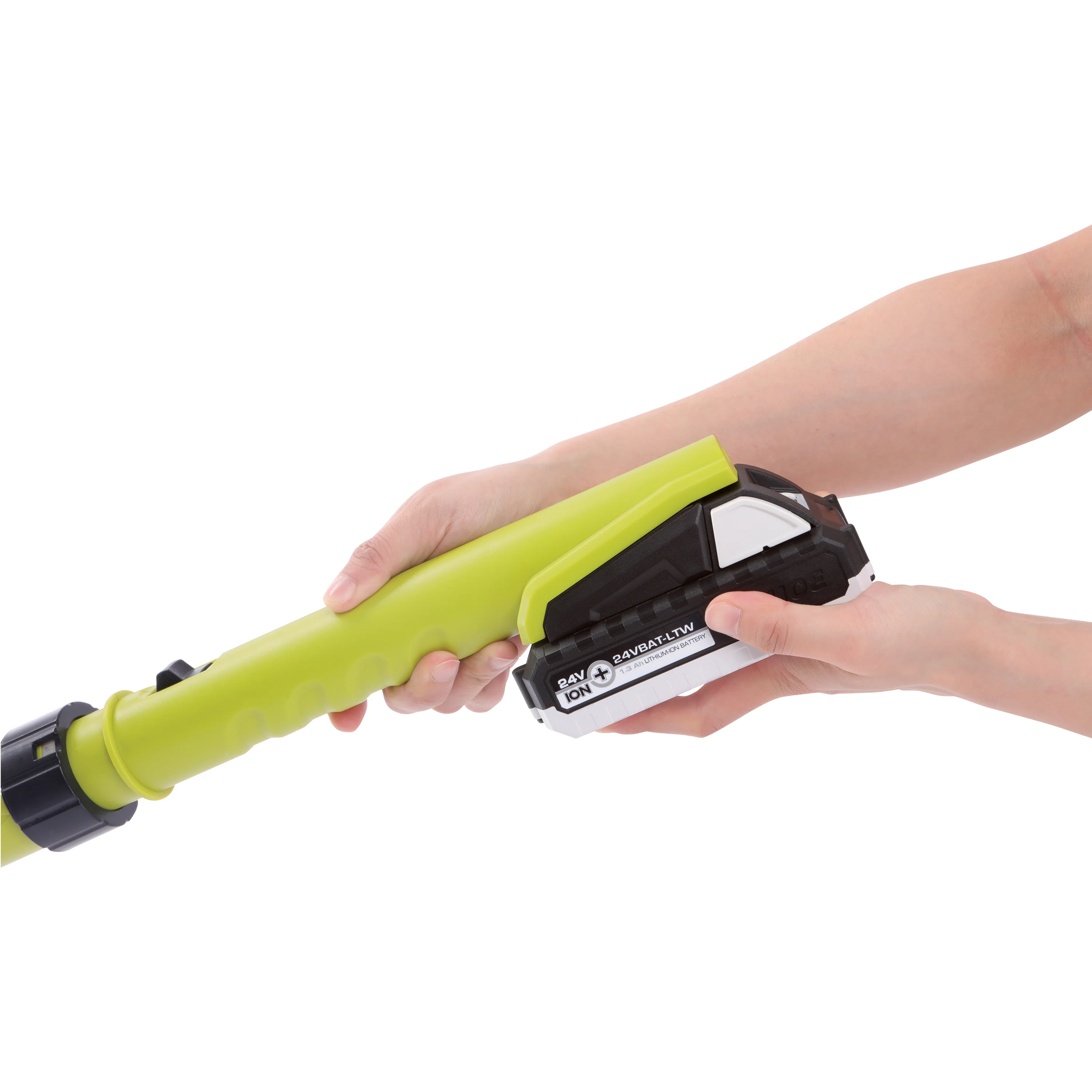 Sun Joe 24V-PWSCRB-LTW 24-Volt* IONMAX Cordless Heavy-Duty Indoor/Outdoor Power Scrubber | 4 Cleaning Attachments | Multi-Purpose 1000-OPM Oscillating Scrubber Head | For Grout, Tile, Bathtubs, Tire Rims & More | W/ 1.3-Ah Battery + Charger - Image 6