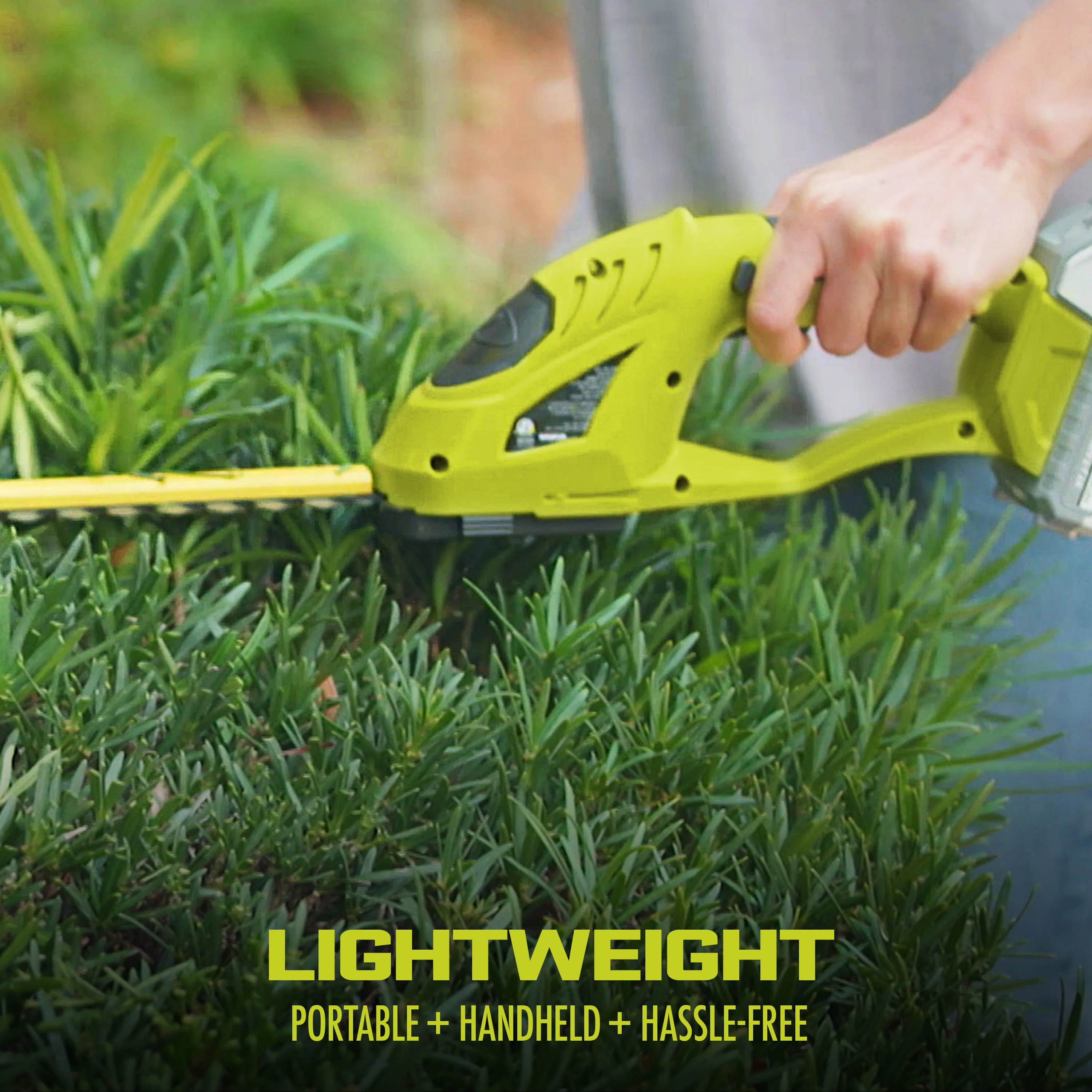 Sun Joe 24-Volt IONMAX Cordless Handheld Shrubber + Trimmer | Tool Only - Image 4