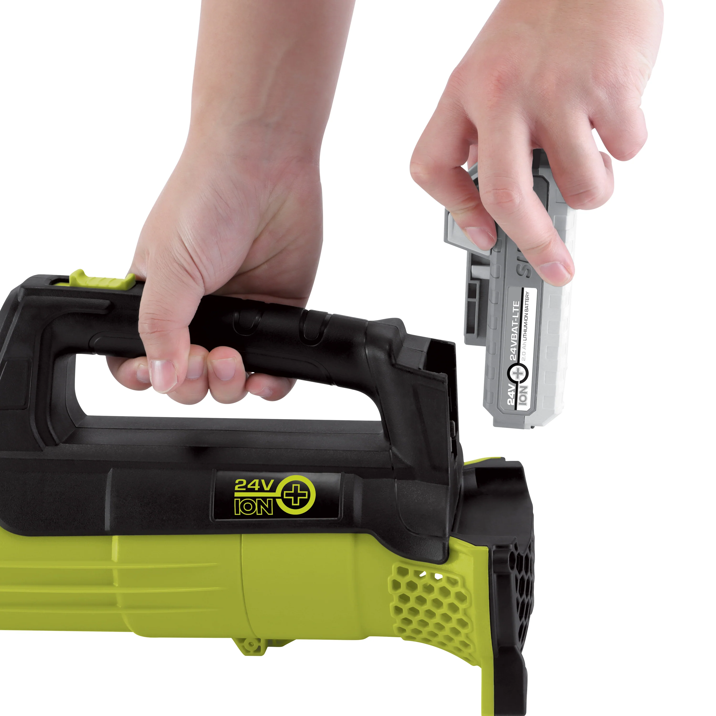 Sun Joe 24V-TB-GT50-LTE 24-Volt* IONMAX Cordless Grass Trimmer & Cordless Turbine Jet Blower Bundle | w/ 2.0-Ah Battery and Charger, Additional Nylon Grass Blades - Image 6