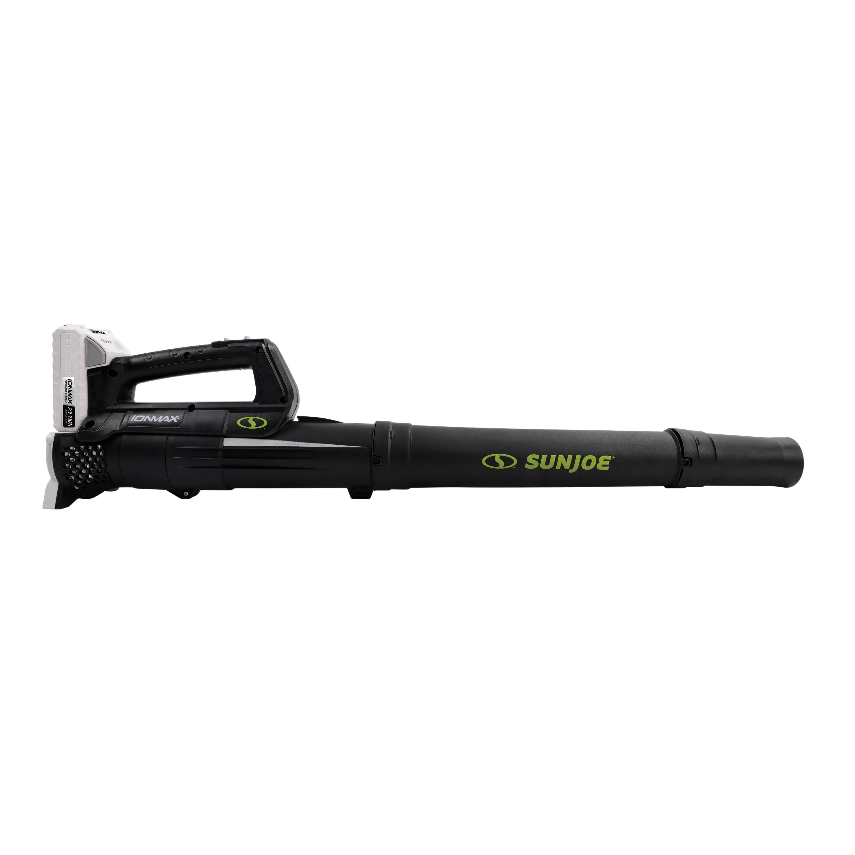 Sun Joe 24-Volt* IONMAX Cordless Compact Turbine Jet Blower | 100-MPH | 280-CFM | W/ 2 x 2.0-Ah Batteries + Dual-Port Charger - Image 9