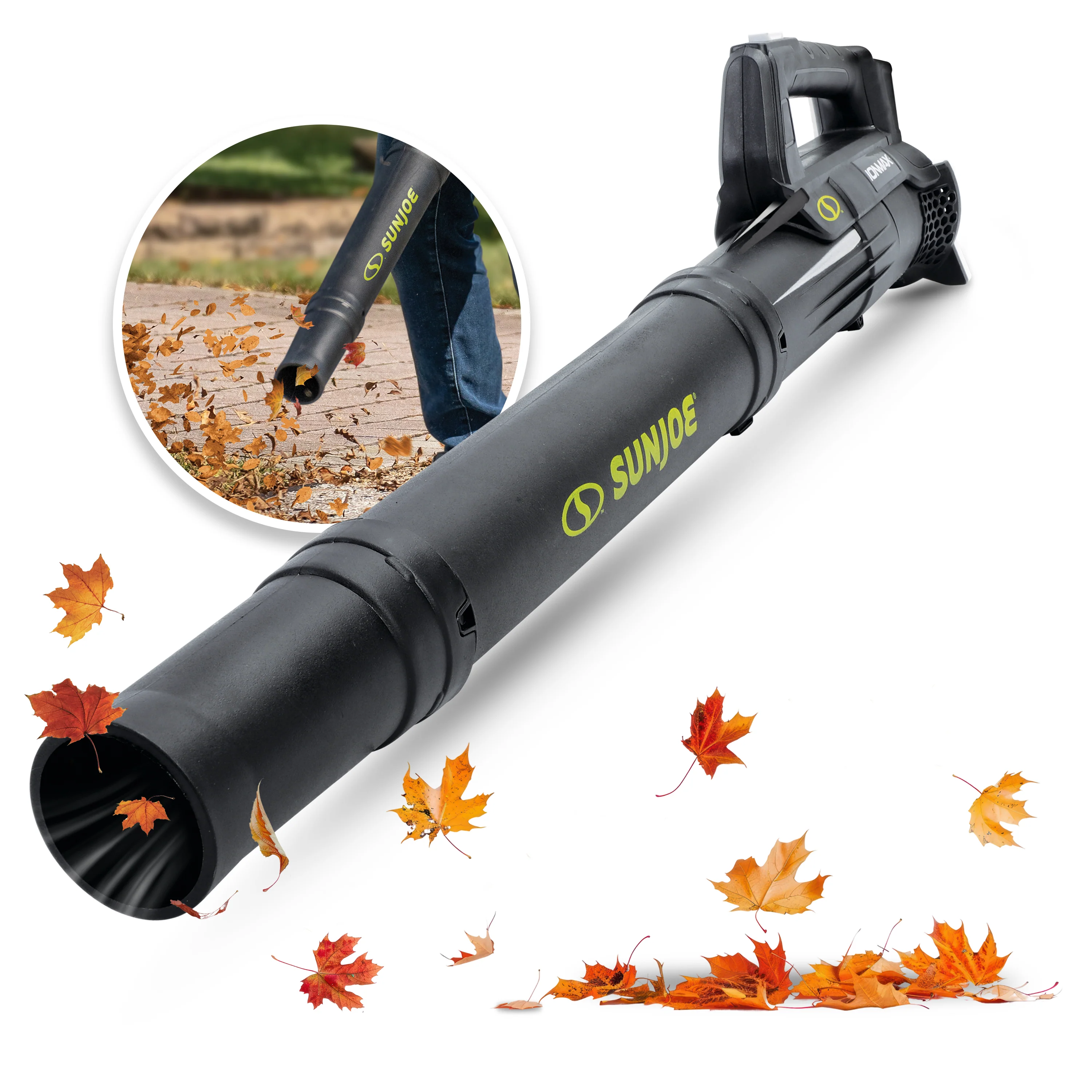 Sun Joe 24-Volt IONMAX Cordless Compact Turbine Jet Blower | 100-MPH | 280-CFM | Tool Only
