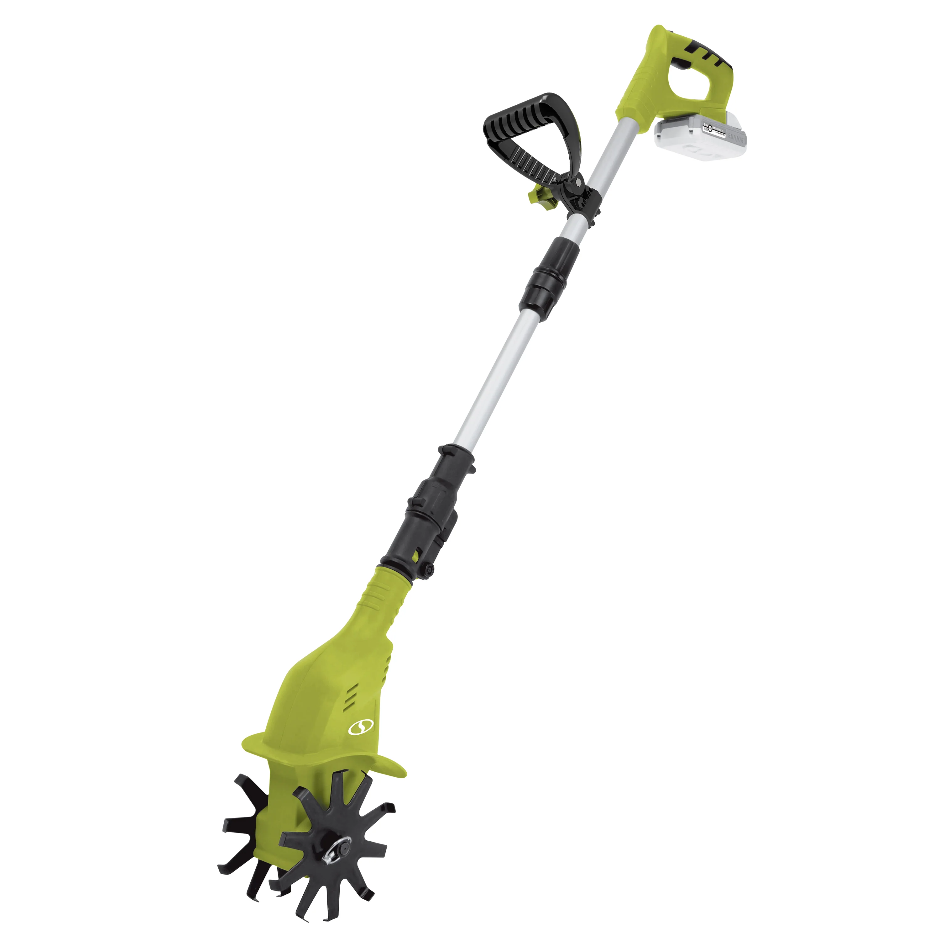 Sun Joe 24-Volt* IONMAX Cordless Garden Tiller + Cultivator Kit | 6-Inch Blade | W/ 2.0-Ah Battery + Charger (Green) - Image 13
