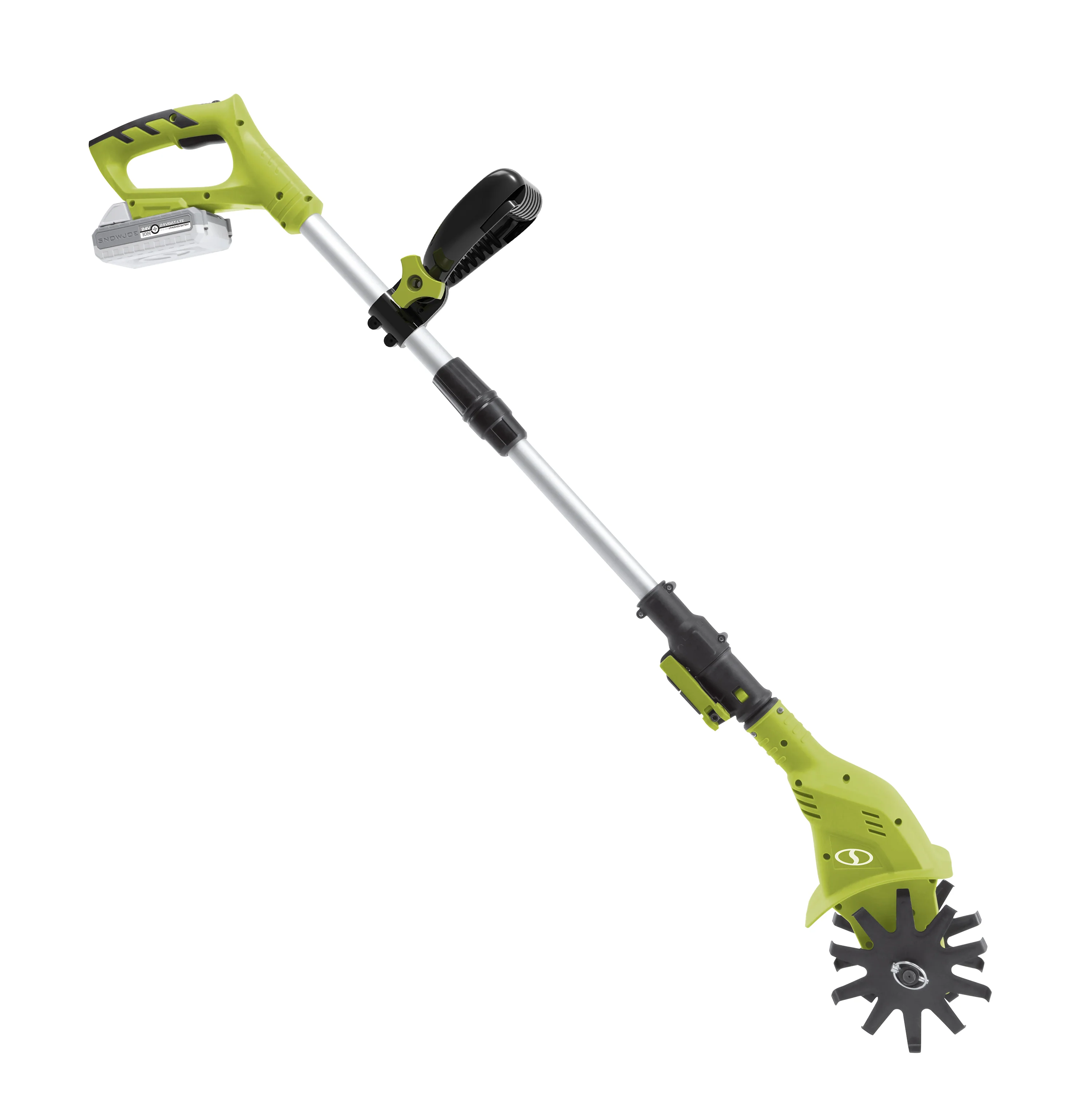 Sun Joe 24-Volt* IONMAX Cordless Garden Tiller + Cultivator Kit | 6-Inch Blade | W/ 2.0-Ah Battery + Charger (Green) - Image 17