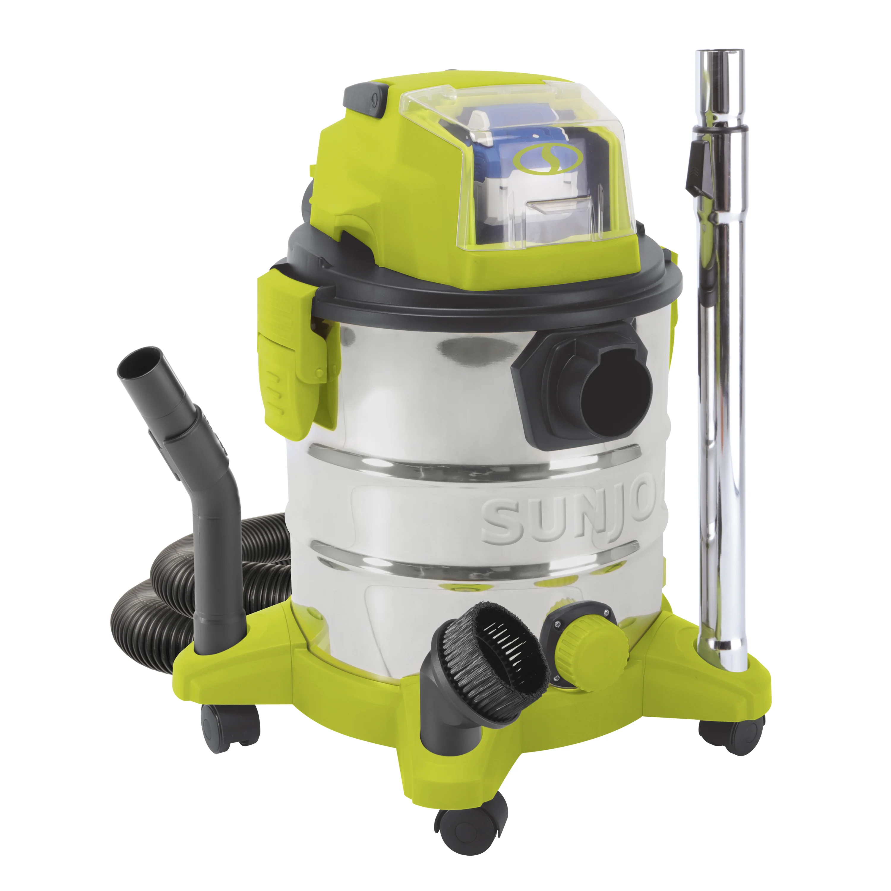 Sun Joe 24-Volt IONMAX Cordless Portable Stainless Steel Wet/Dry Vacuum | 5.3 Gal | Tool Only - Image 4