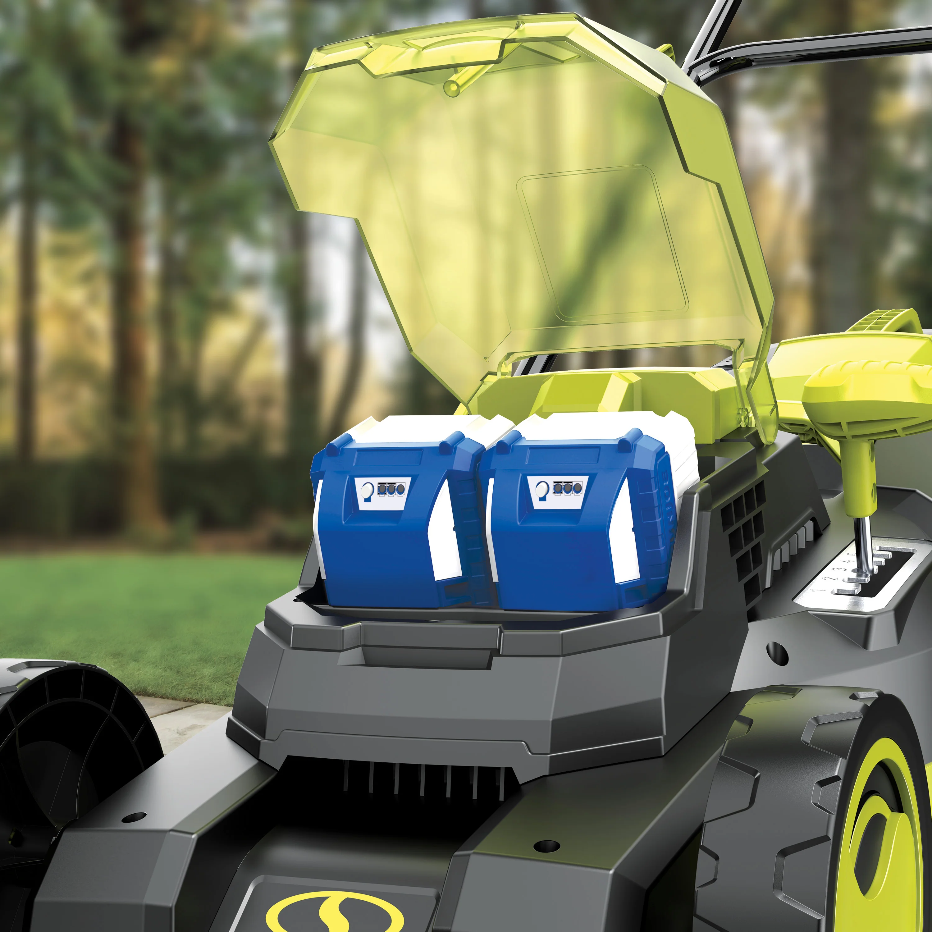 Sun Joe 24V-X2-16LM 48-Volt* IONMAX Cordless Brushless Lawn Mower Kit | 16-Inch | 12-Gallon Collection Bag | Comfort Grip | 6-Position Height Adjustment | W/ 2 x 4.0-Ah Batteries + Charger - Image 11