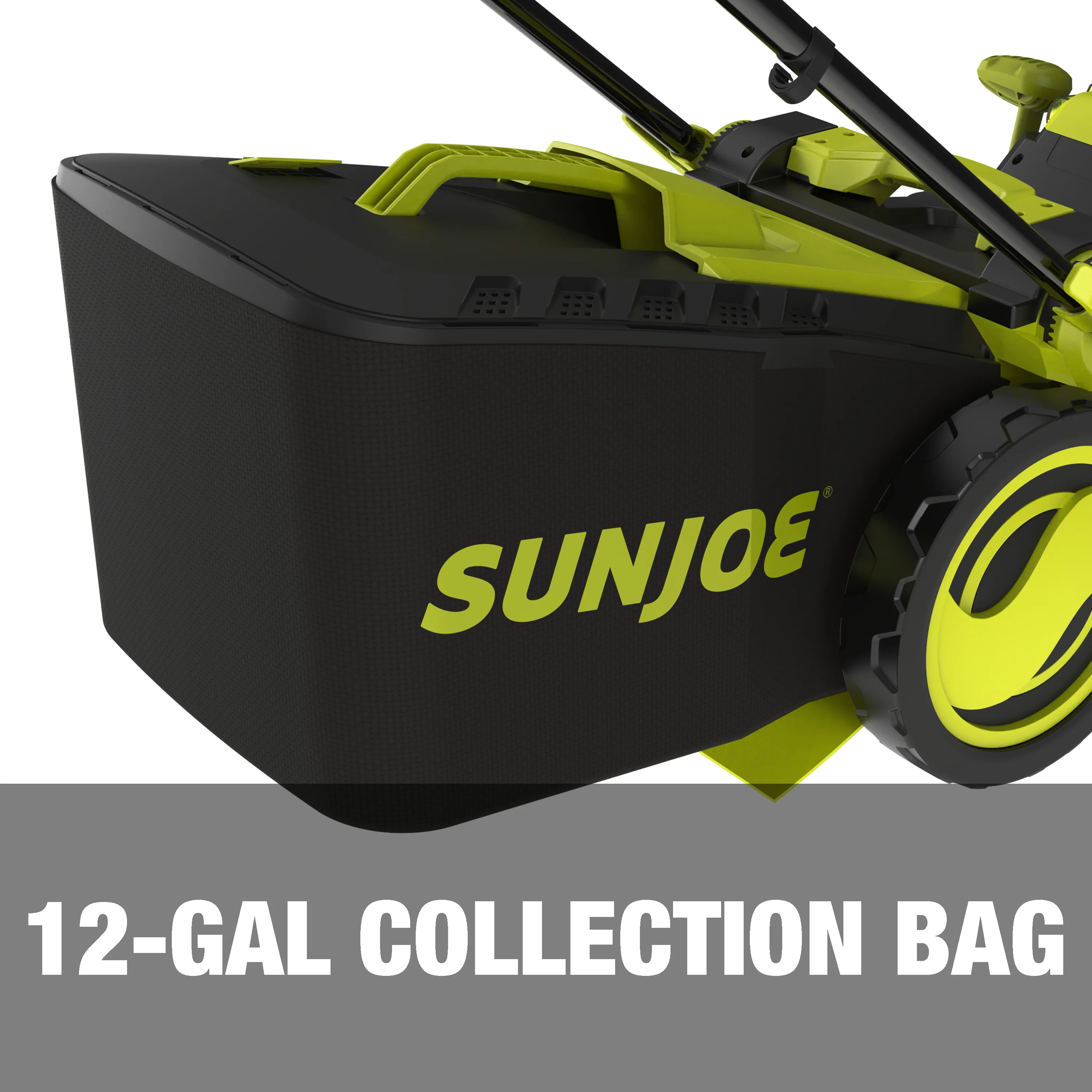 Sun Joe 24V-X2-16LM 48-Volt* IONMAX Cordless Brushless Lawn Mower Kit | 16-Inch | 12-Gallon Collection Bag | Comfort Grip | 6-Position Height Adjustment | W/ 2 x 4.0-Ah Batteries + Charger - Image 8