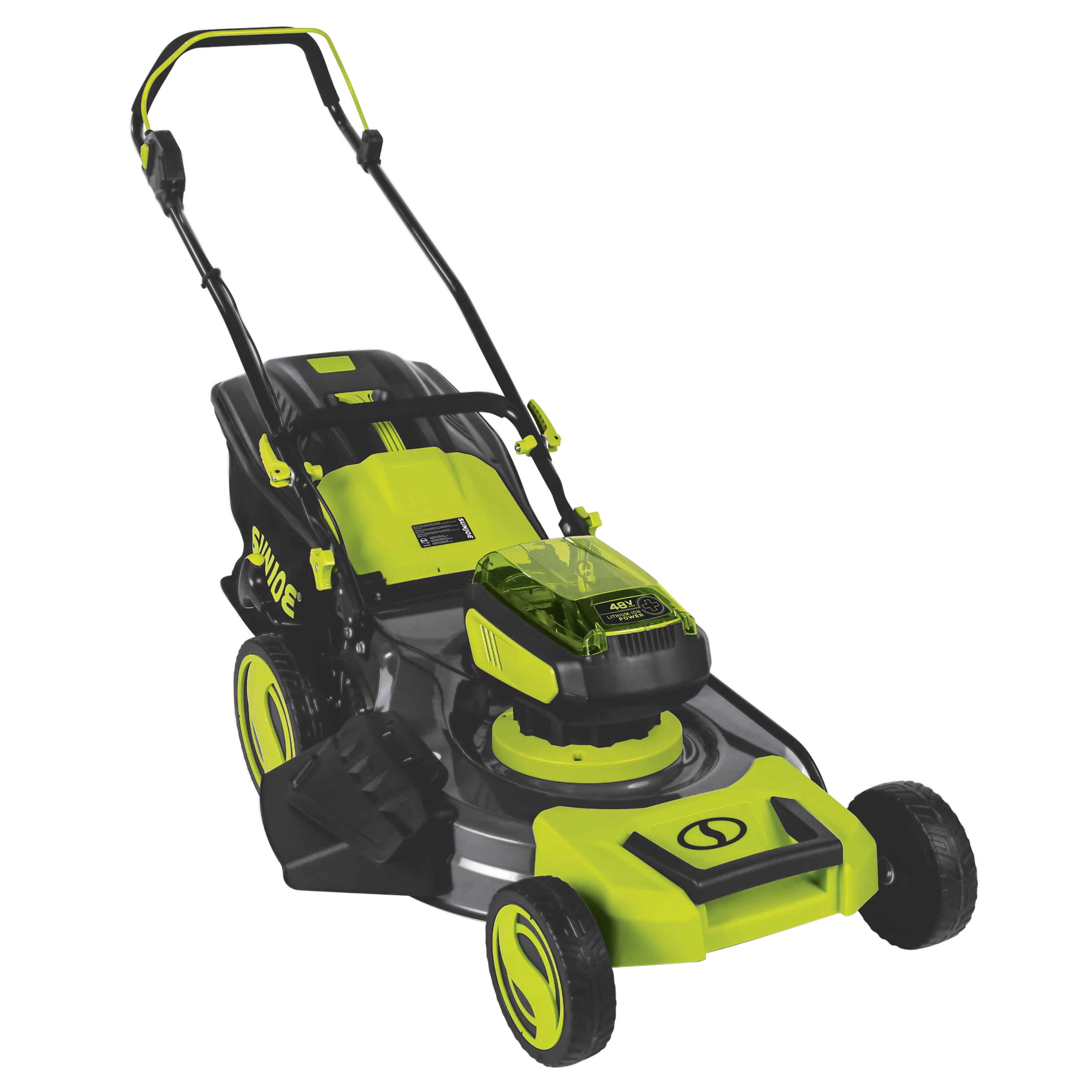Sun Joe 24V-X2-21LM 48-Volt* IONMAX Cordless Lawn Mower Kit W/ Collection Bag | 20-inch | 7-Position | W/ 2 x 4.0-Ah Batteries + Dual Port Charger - Image 2