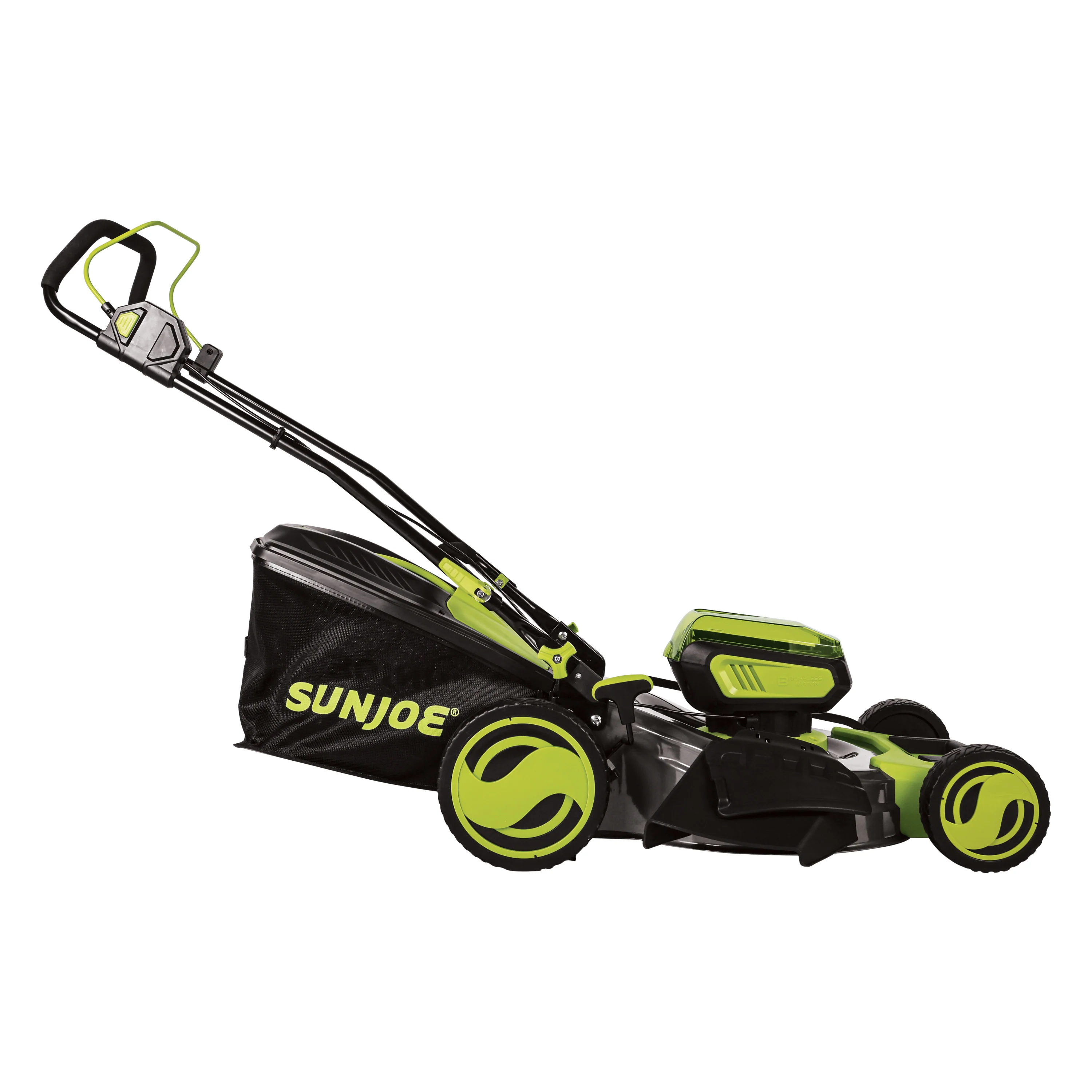 Sun Joe 24V-X2-21LM 48-Volt* IONMAX Cordless Lawn Mower Kit W/ Collection Bag | 20-inch | 7-Position | W/ 2 x 4.0-Ah Batteries + Dual Port Charger - Image 4