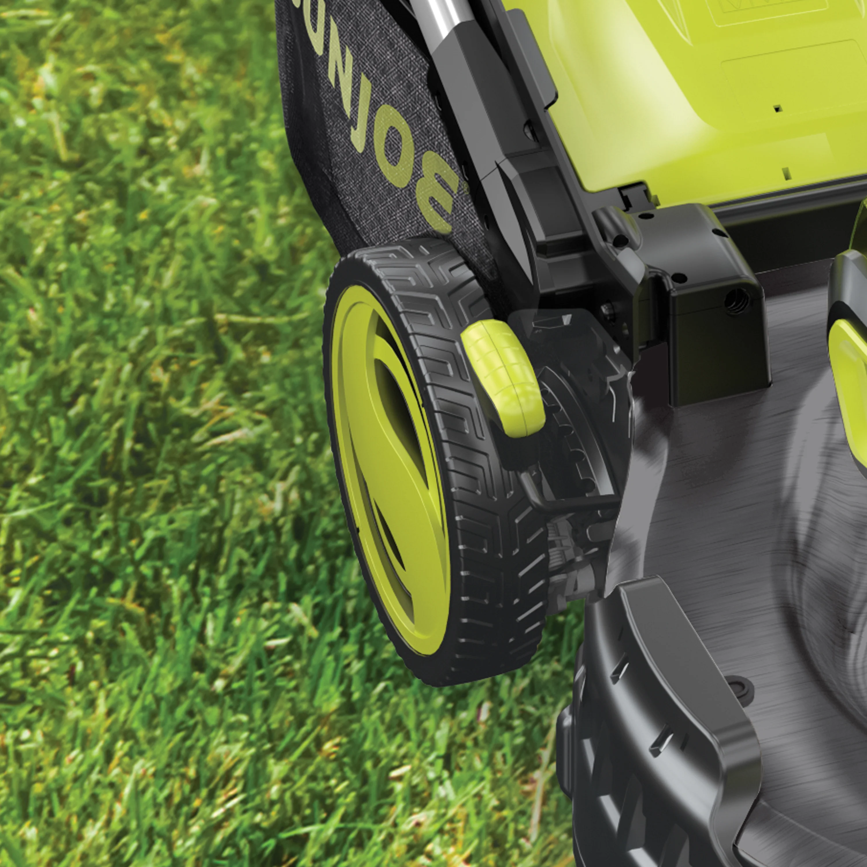 Sun Joe 24V-X2-21LMSP 48-Volt* IONMAX Cordless Self-Propelled Lawn Mower | 20-inch | 7-Position | Collection Bag | Mulching Plug | W/ 2 x 4.0-Ah Batteries + Charger - Image 13