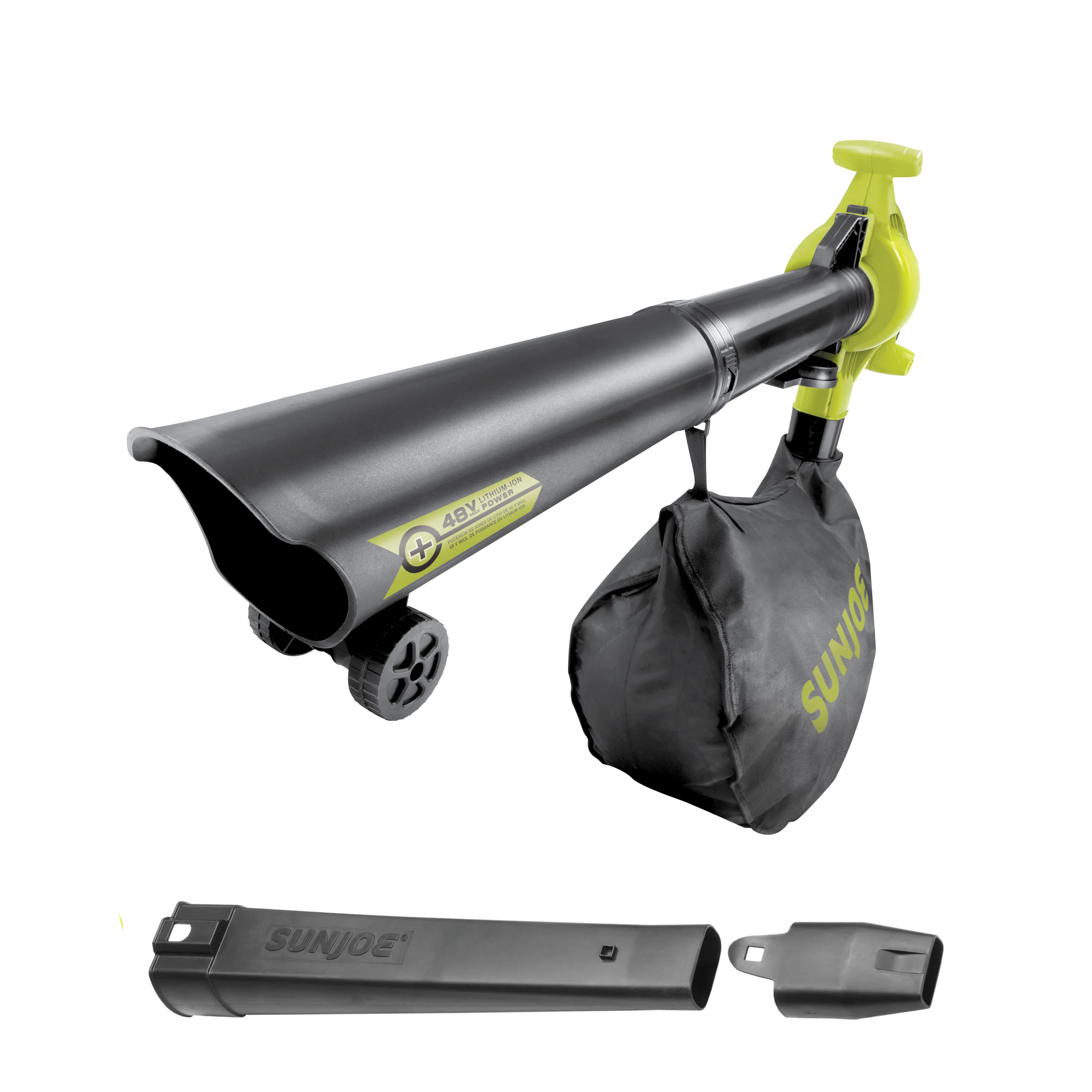 Sun Joe 24V-X2-BVM190-CT 48-Volt IONMAX Cordless Leaf Blower Vacuum Mulcher Kit | 190-MPH | 340-CFM | Tool Only - Image 2