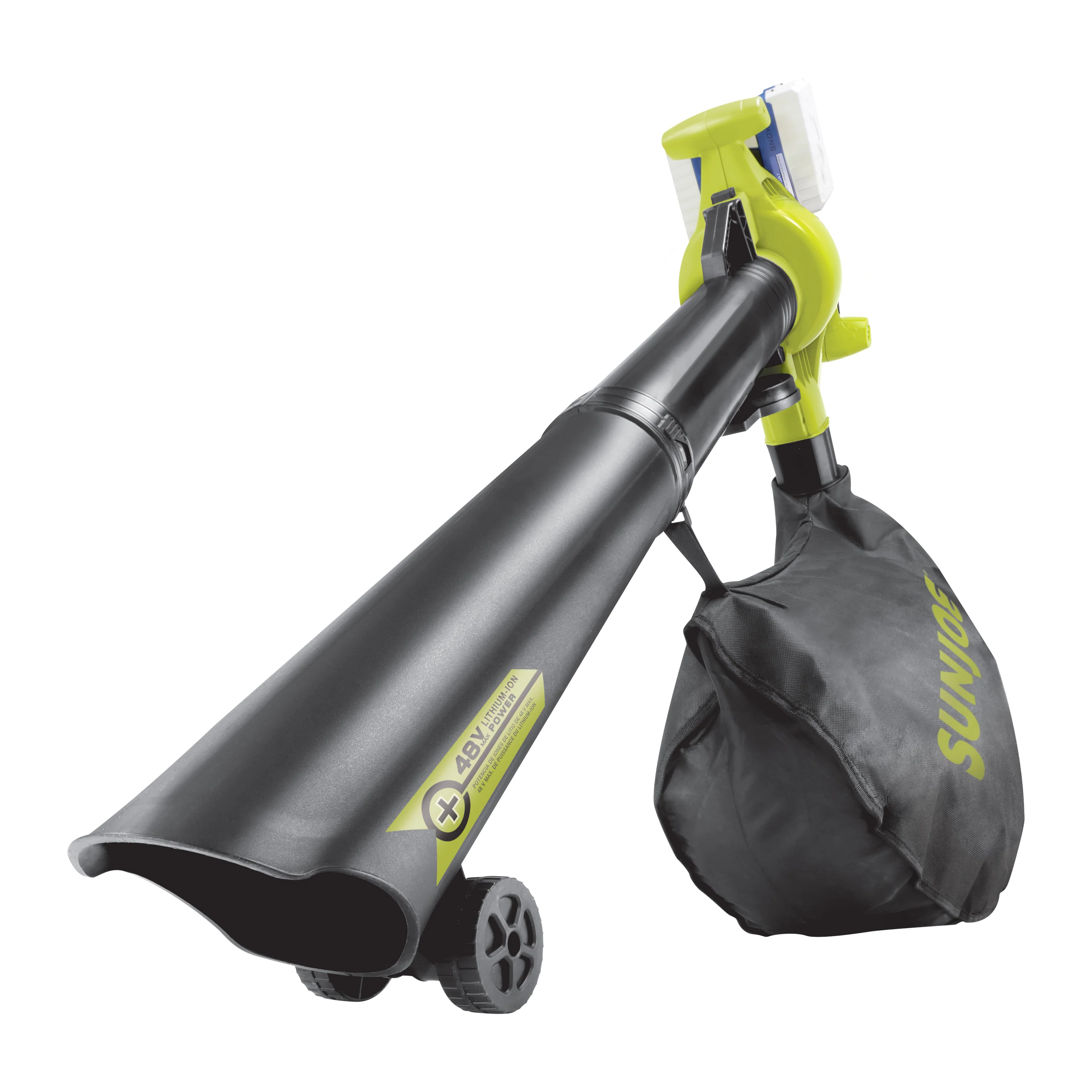 Sun Joe 24V-X2-BVM190 48-Volt* IONMAX Cordless Leaf Blower Vacuum Mulcher Kit | 190-MPH | 340-CFM | W/ 2 x 4.0-Ah Batteries + Charger - Image 10