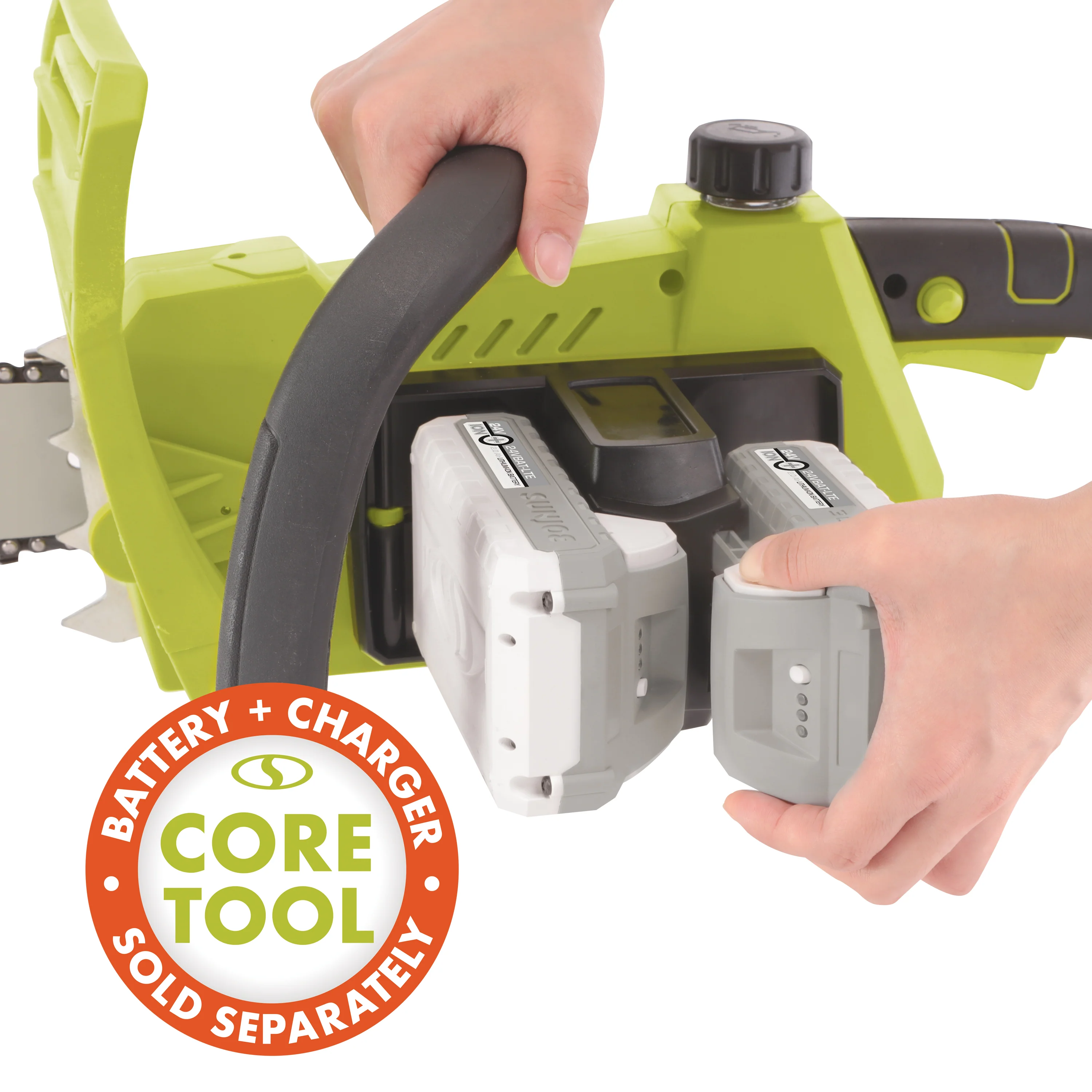 Sun Joe 24V-X2-CS16-CT 48-Volt IONMAX Cordless Chain Saw | 16-inch | Tool Only - Image 3