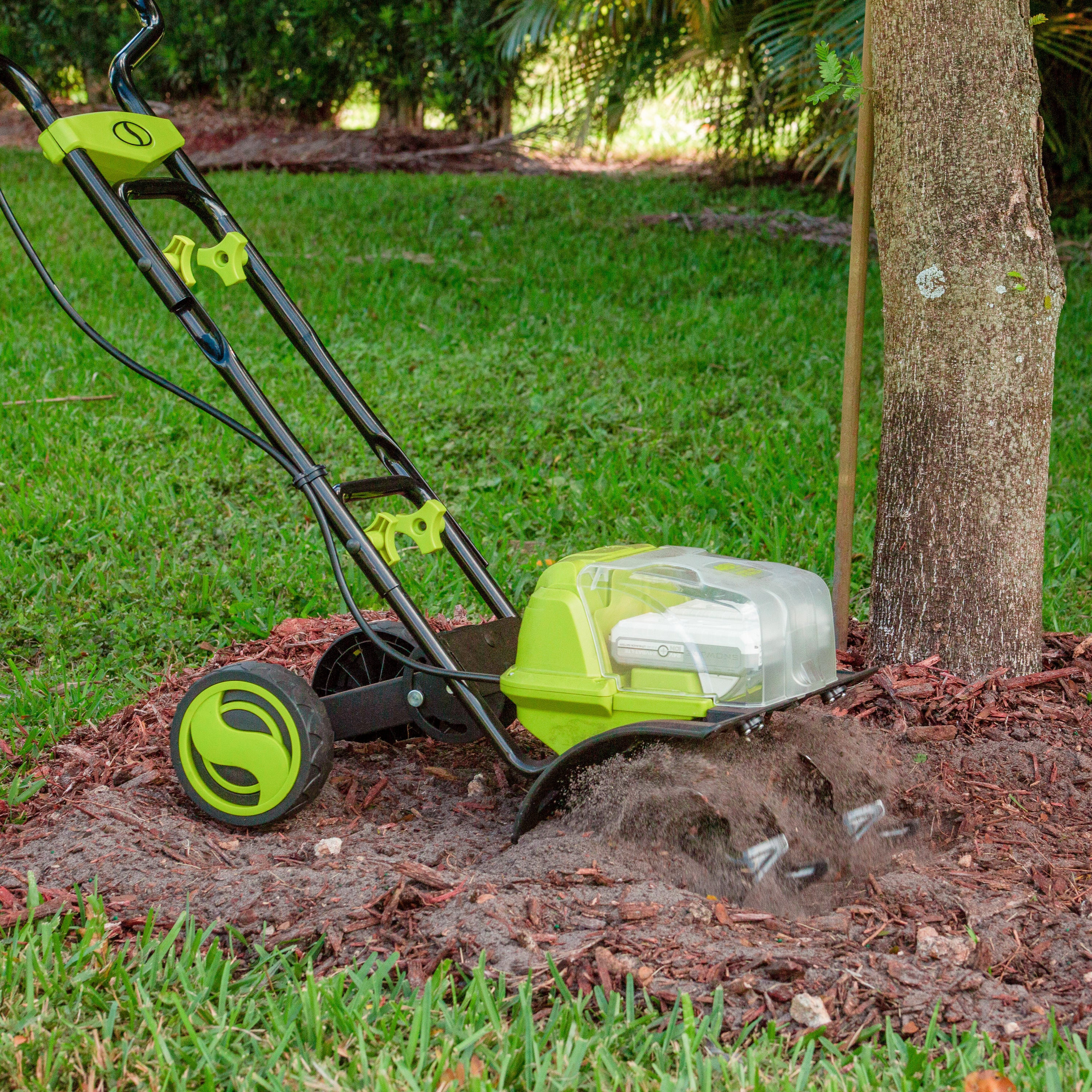 Sun Joe 48-Volt IONMAX Cordless Garden Tiller/Cultivator | Tool Only - Image 11